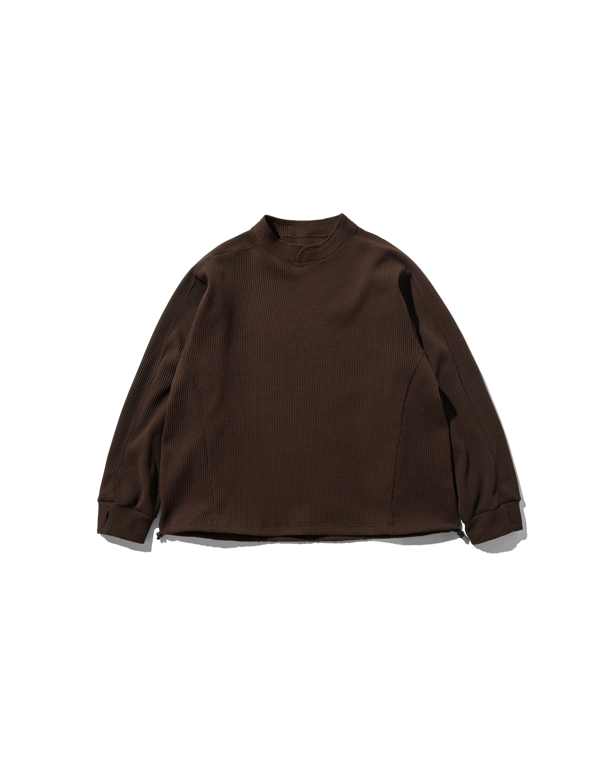 【3.5 WED 20:00- IN STOCK】CITY LIGHT THERMAL PULLOVER (BROWN)