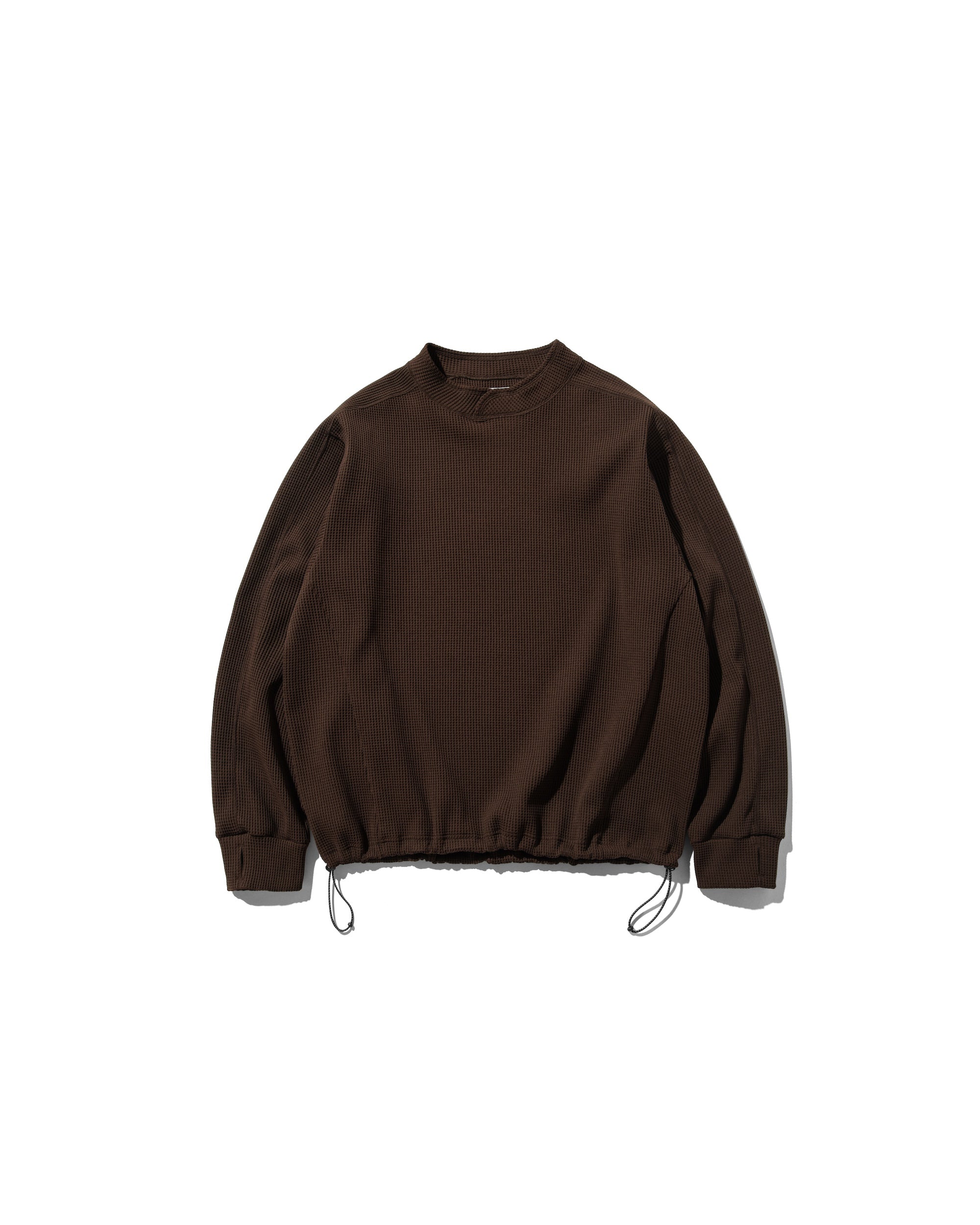 【3.5 WED 20:00- IN STOCK】CITY LIGHT THERMAL PULLOVER (BROWN)