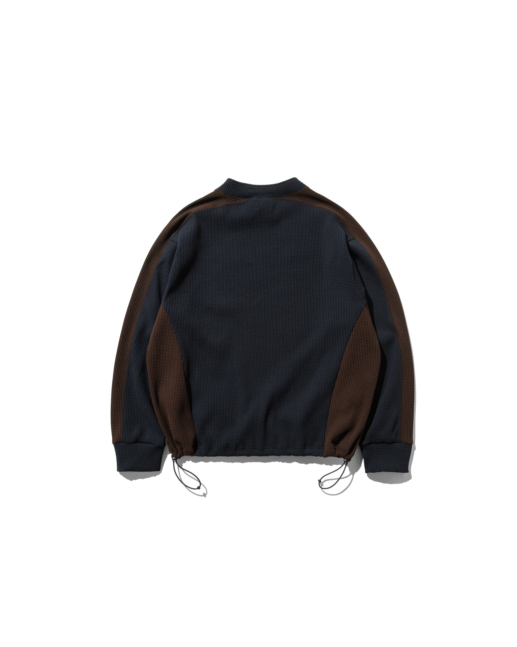 【3.5 WED 20:00- IN STOCK】CITY LIGHT THERMAL PULLOVER (NAVY×BROWN)