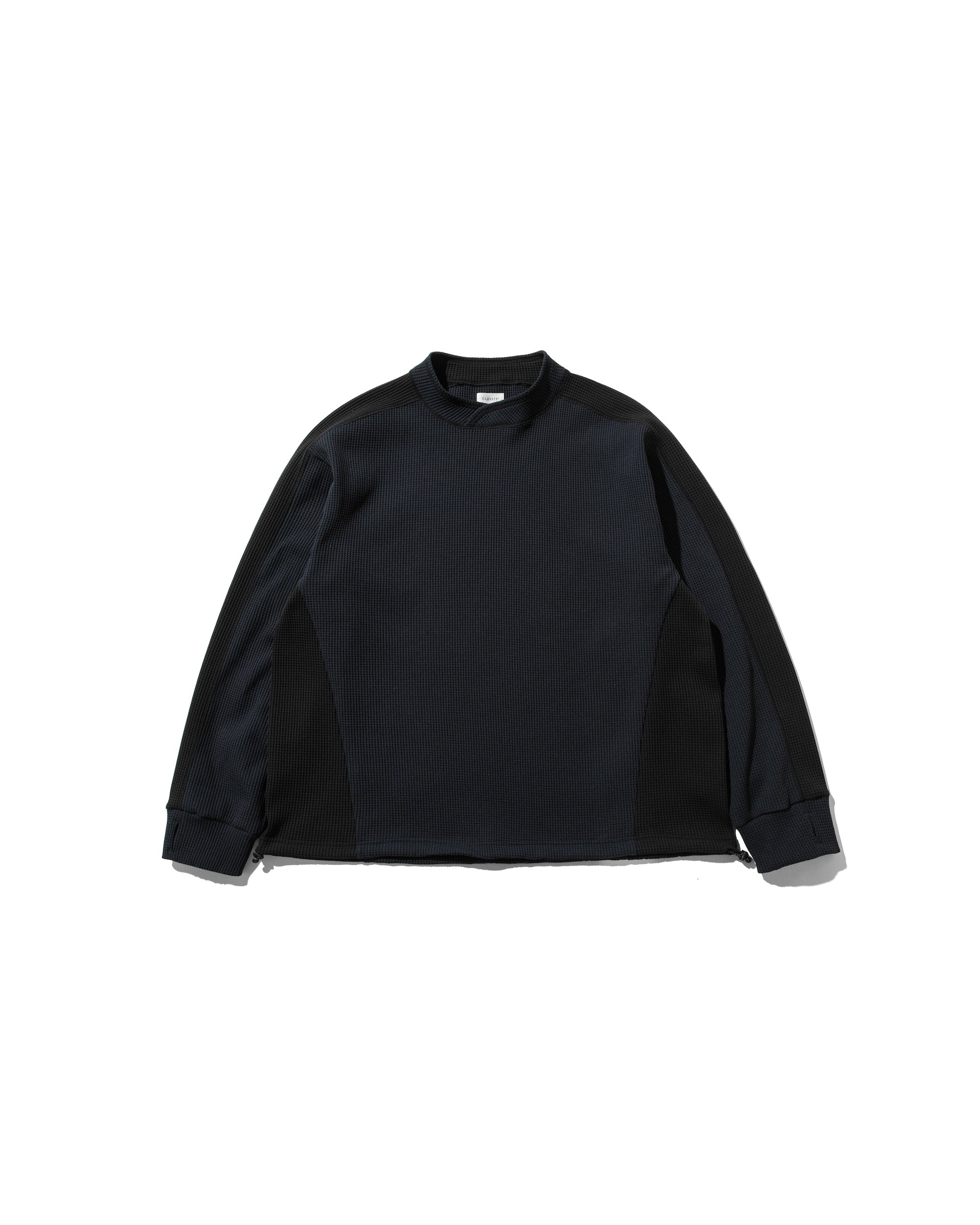 【3.5 WED 20:00- IN STOCK】CITY LIGHT THERMAL PULLOVER (NAVY×BLACK)