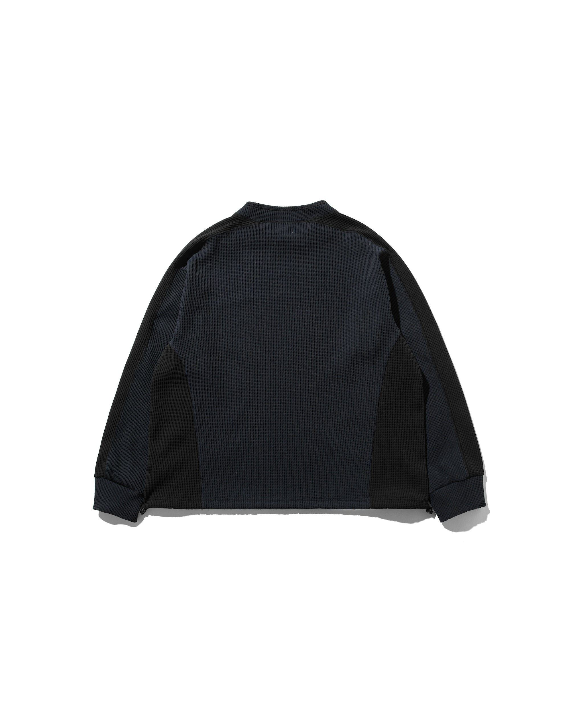 【3.5 WED 20:00- IN STOCK】CITY LIGHT THERMAL PULLOVER (NAVY×BLACK)