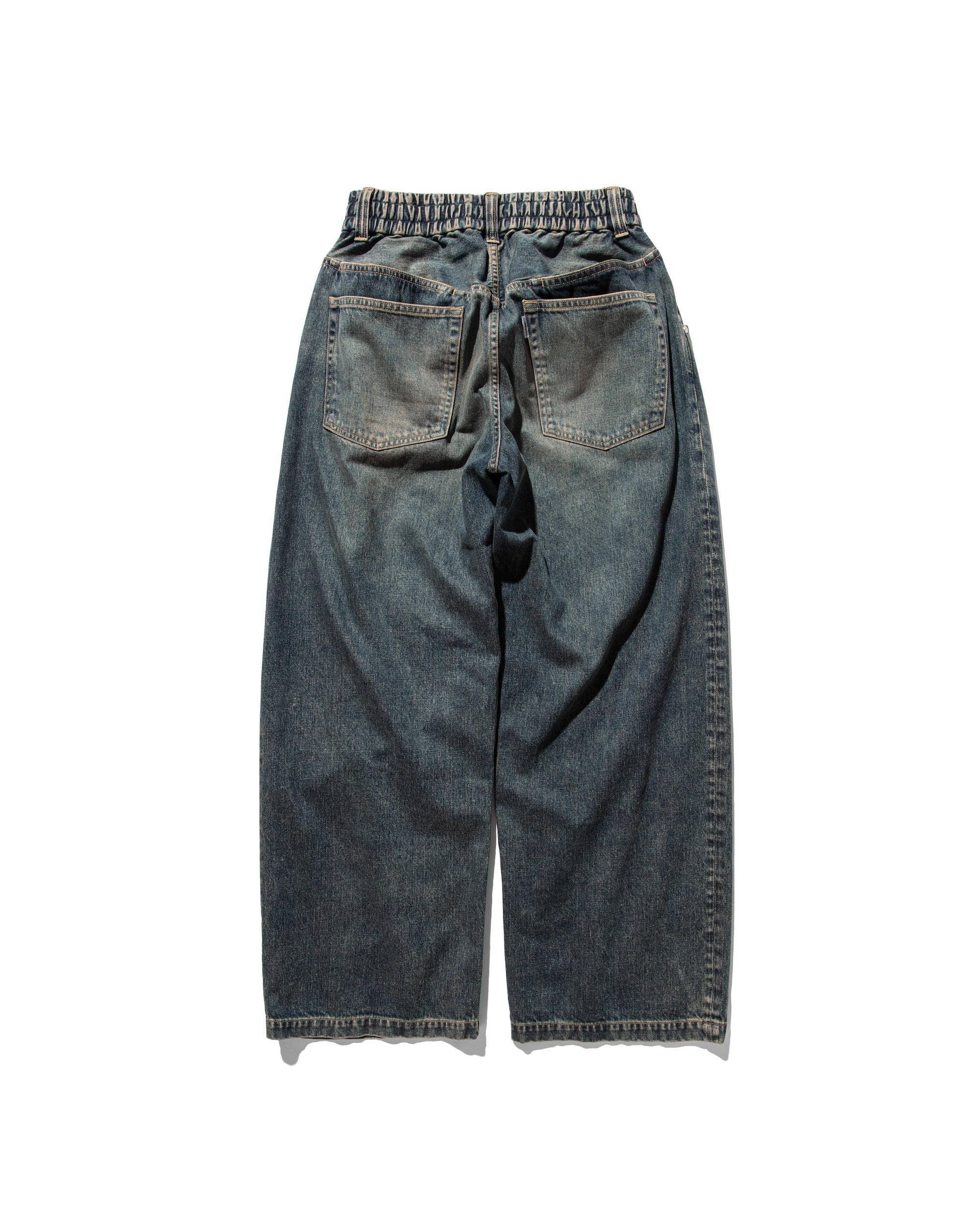 【10.23 WED 20:00- IN STOCK】VINTAGE WASH SELVEDGE DENIM WIDE PANTS