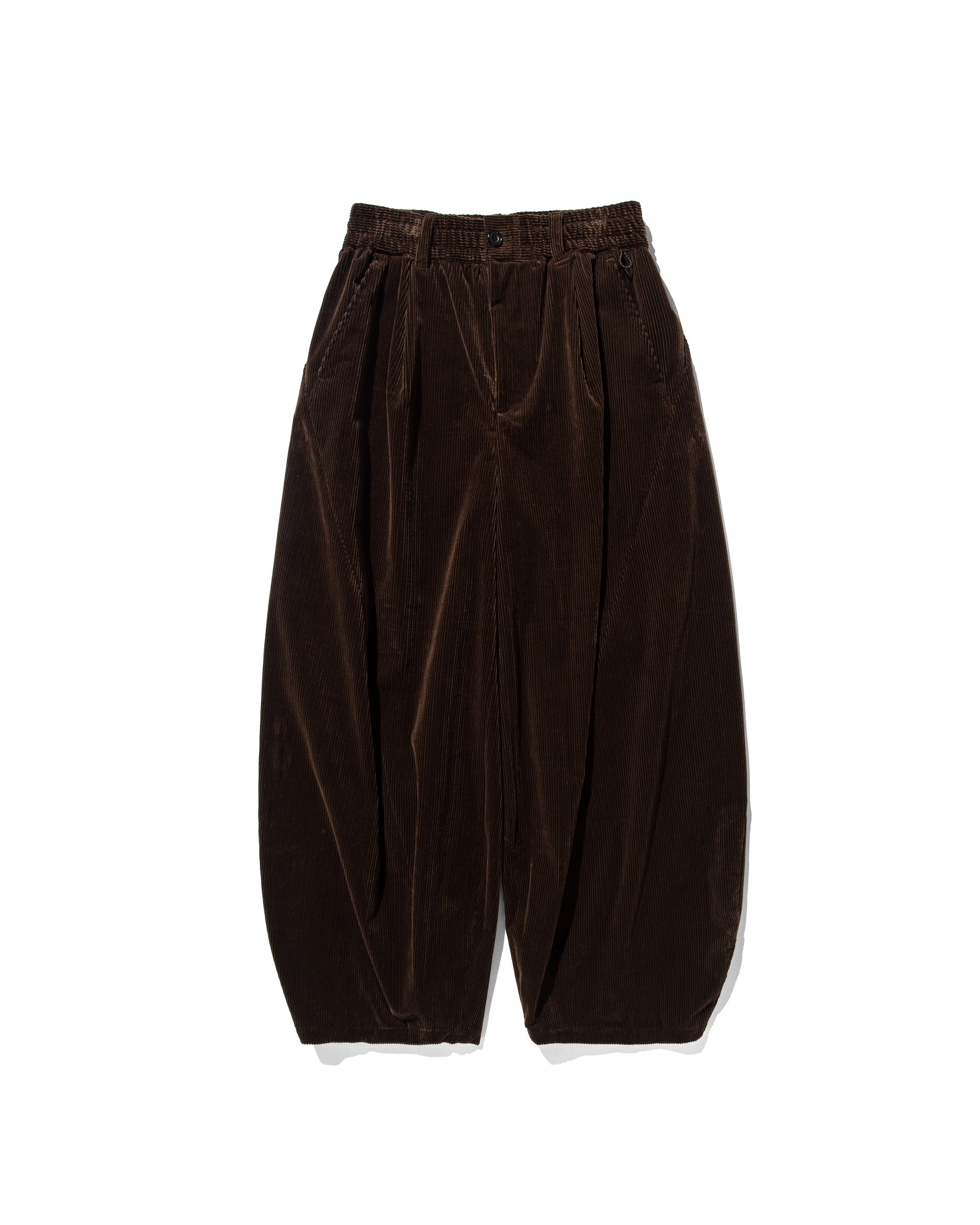 WOOL CORDUROY MASSIVE TWISTED PANTS