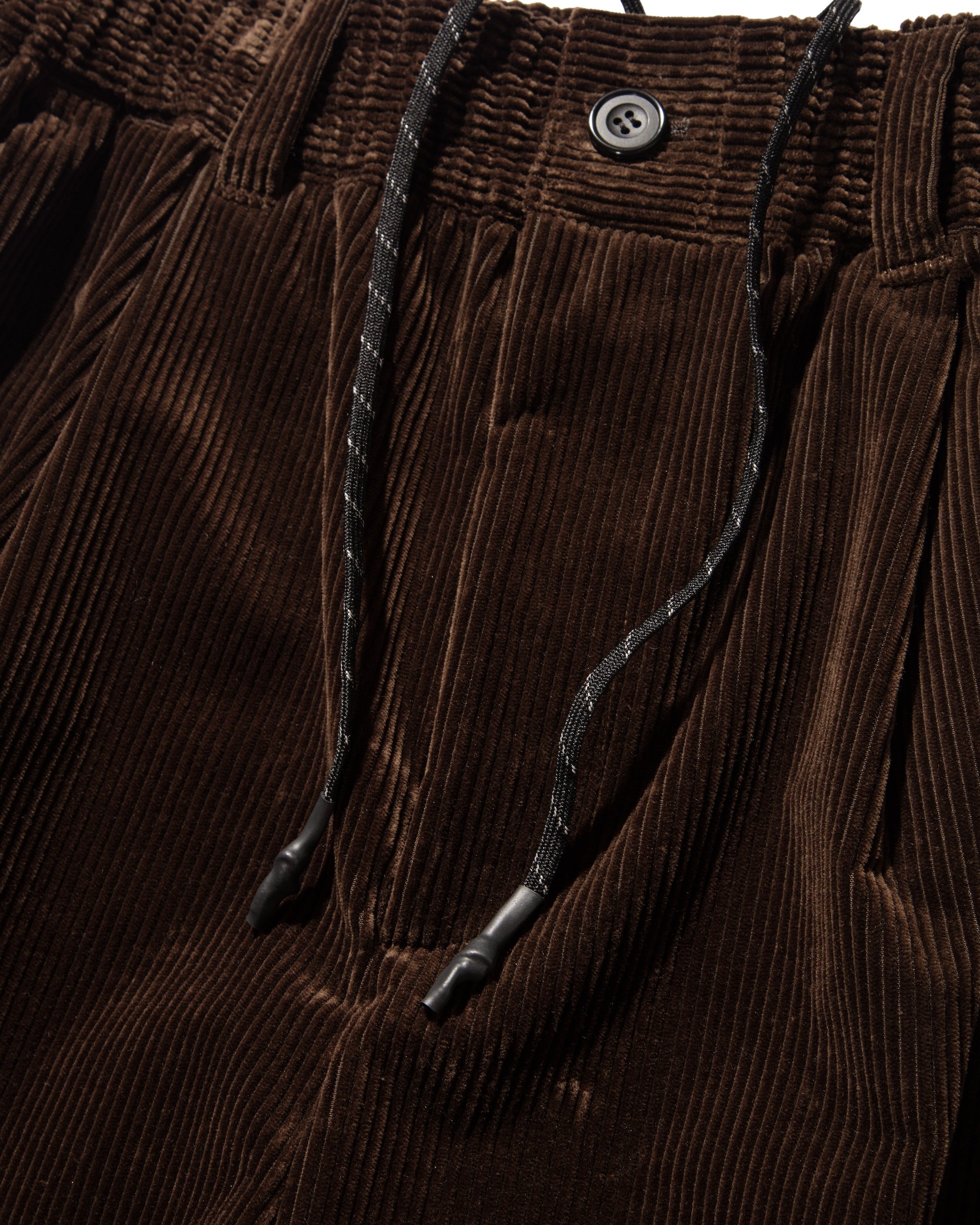 WOOL CORDUROY MASSIVE TWISTED PANTS