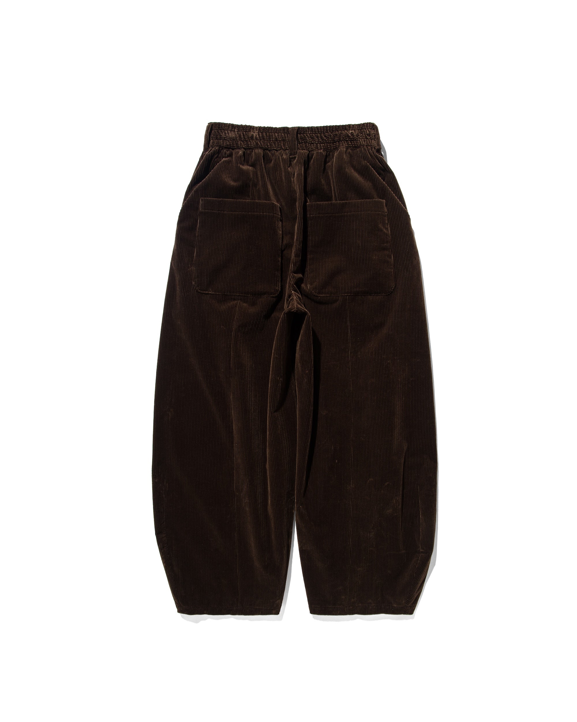 WOOL CORDUROY MASSIVE TWISTED PANTS