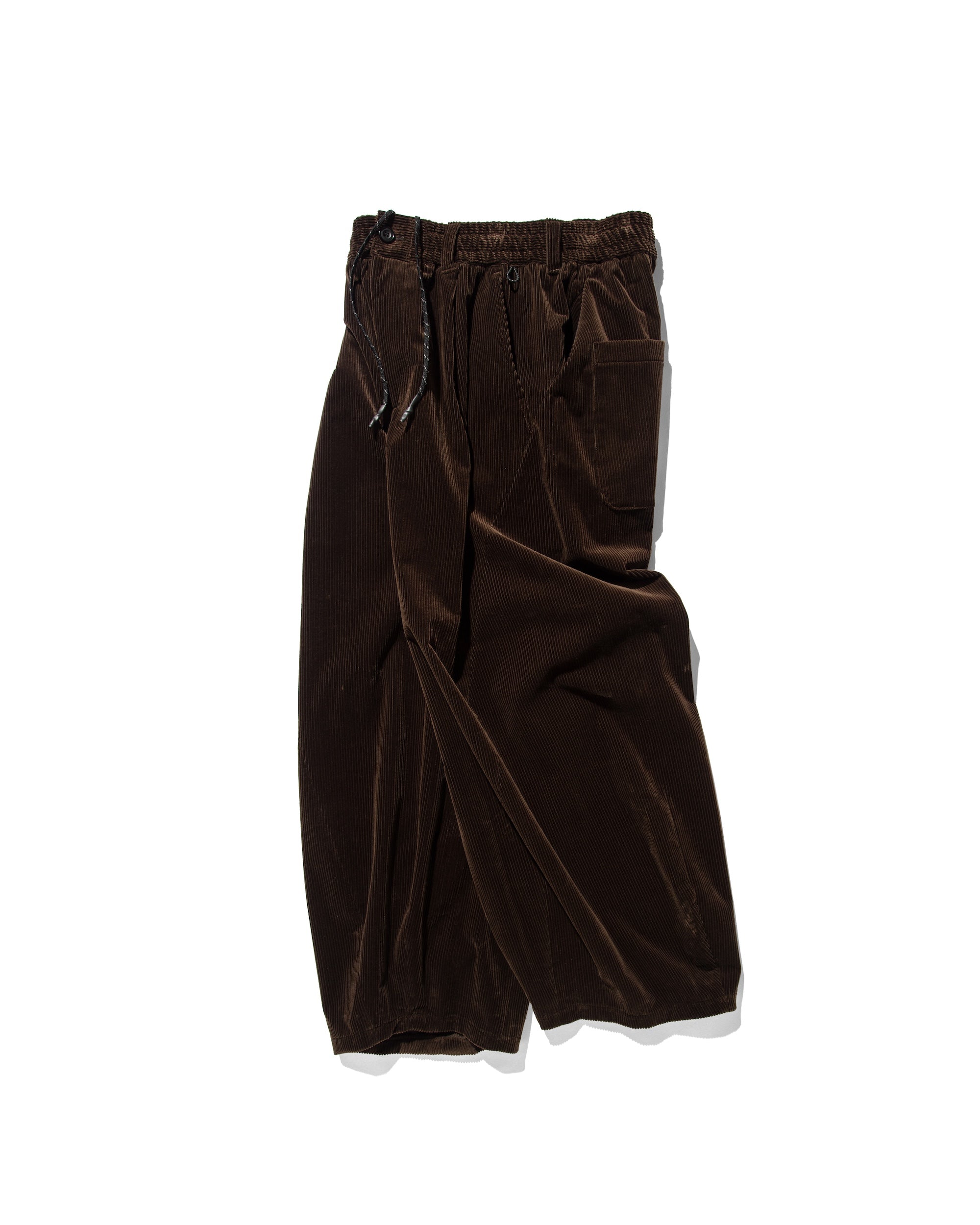 WOOL CORDUROY MASSIVE TWISTED PANTS