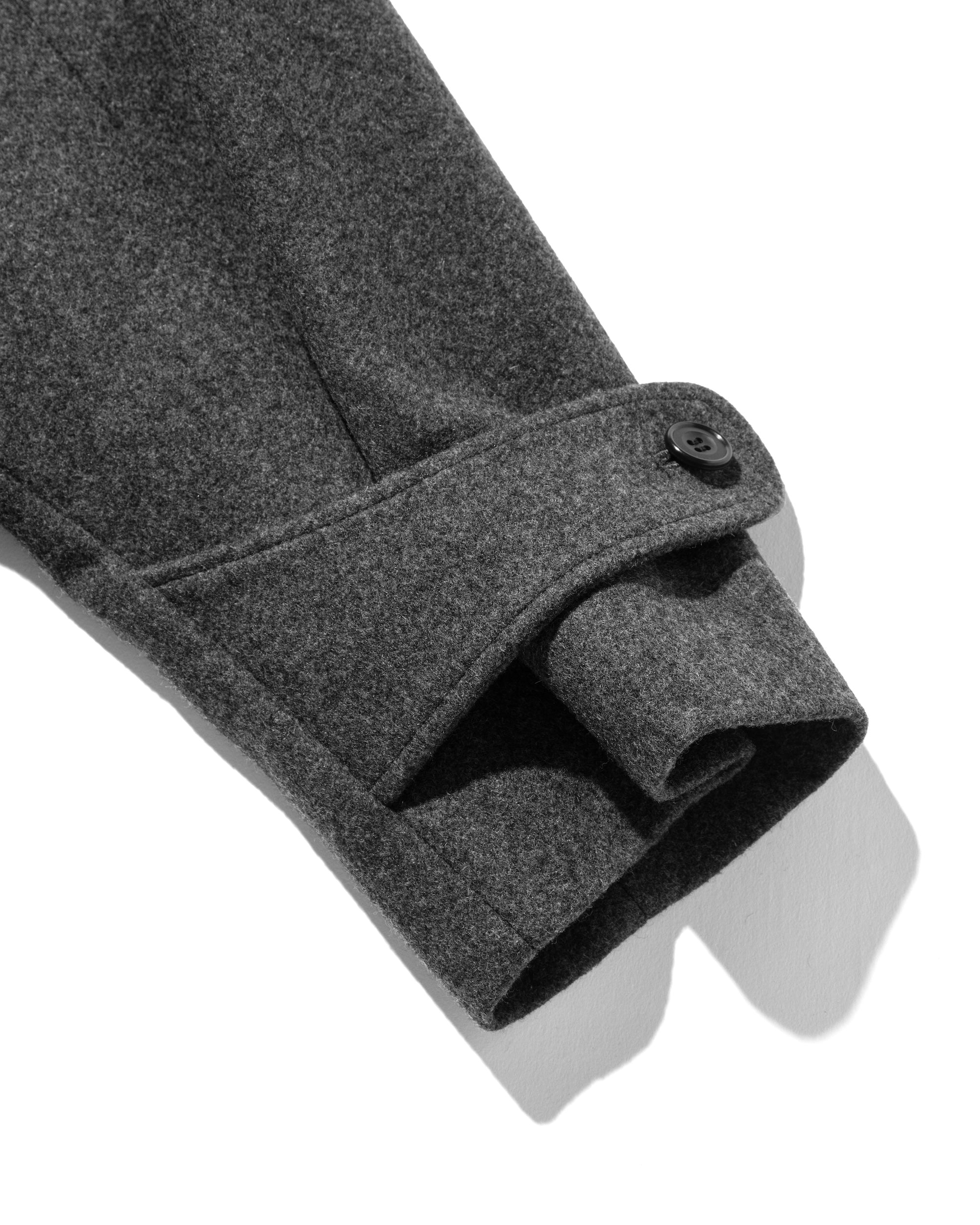 【12.11 WED 20:00- IN STOCK】WOOL MELTON BALMACAAN HALF COAT