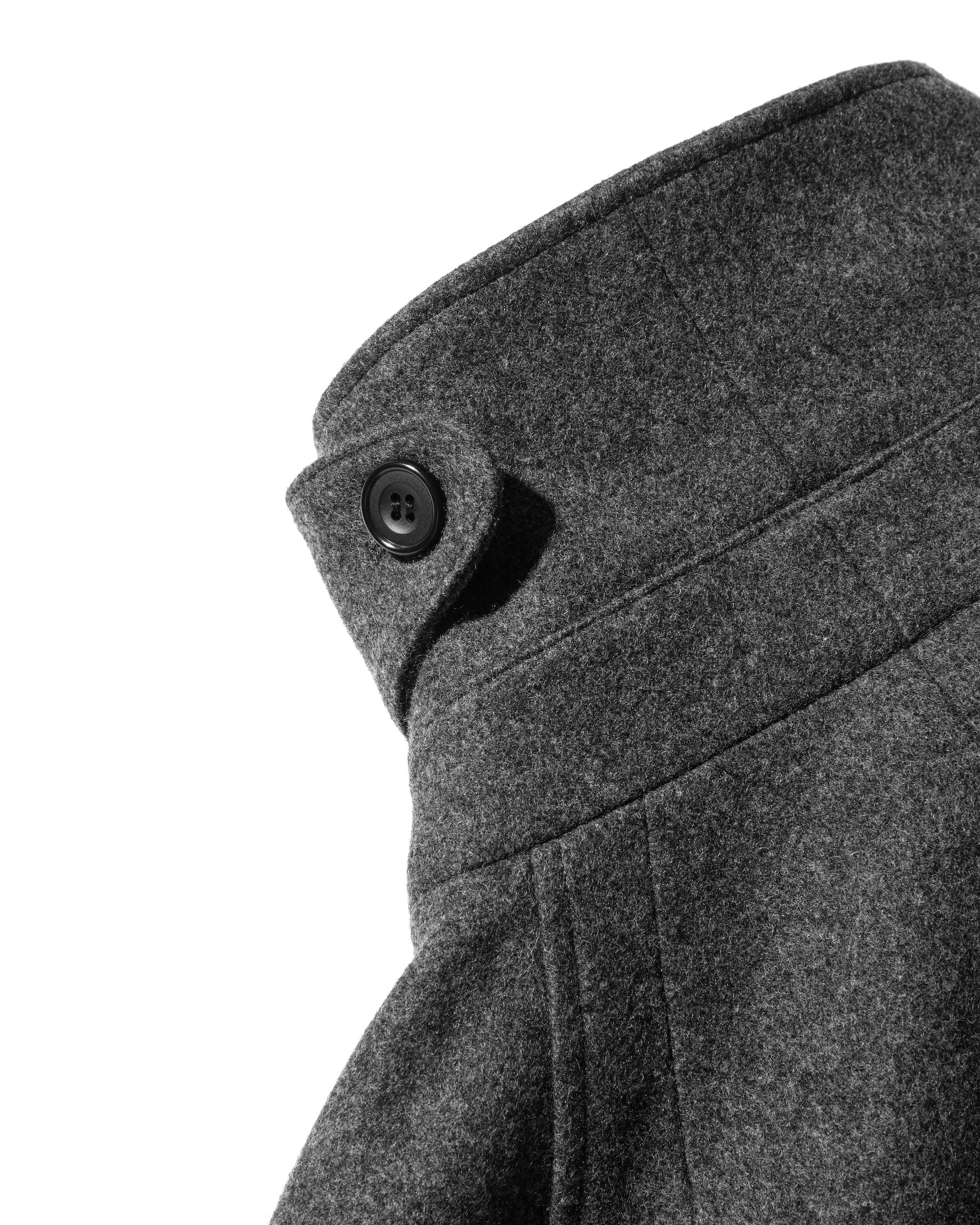 【12.11 WED 20:00- IN STOCK】WOOL MELTON BALMACAAN HALF COAT