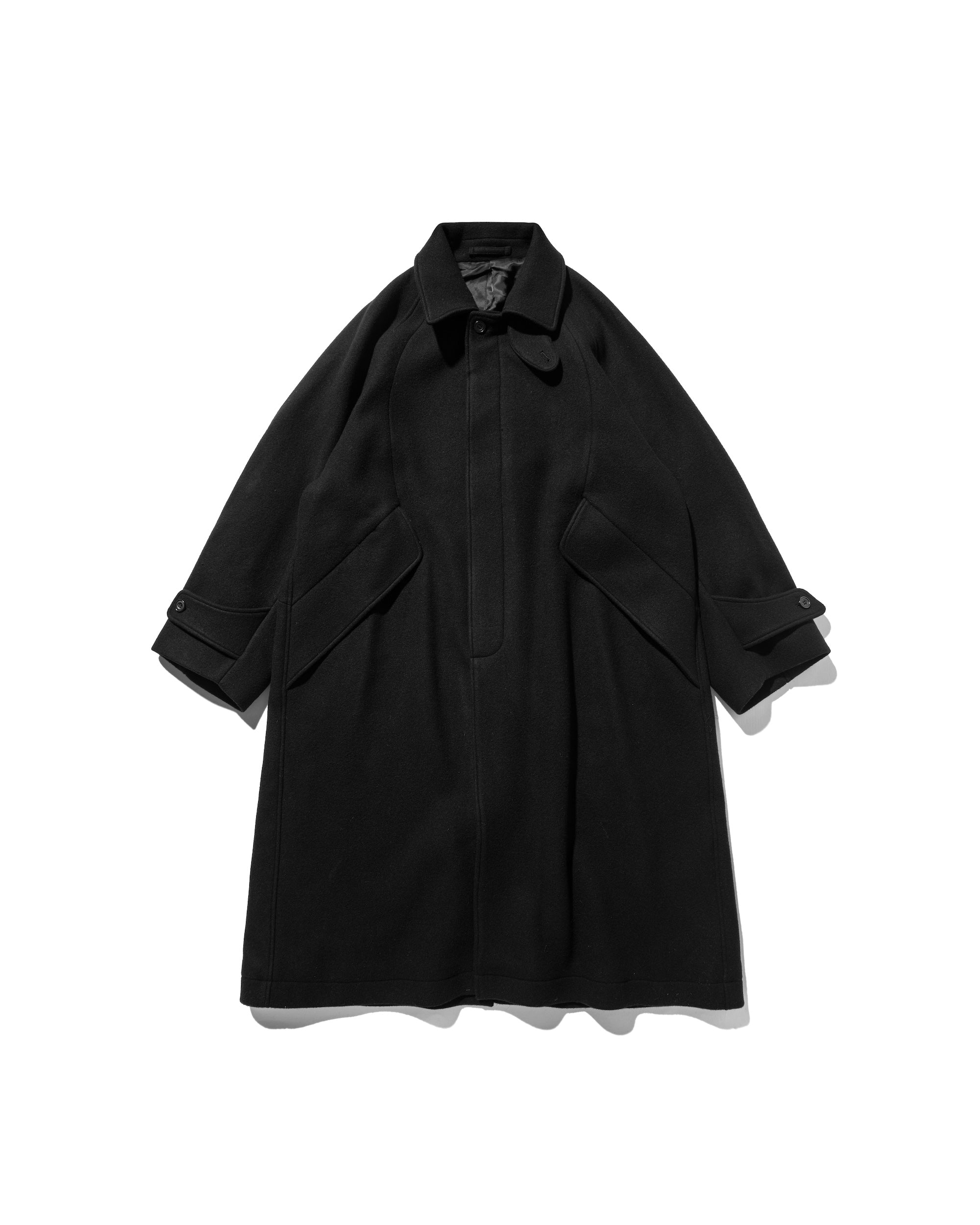 【12.11 WED 20:00- IN STOCK】WOOL MELTON BALMACAAN COAT