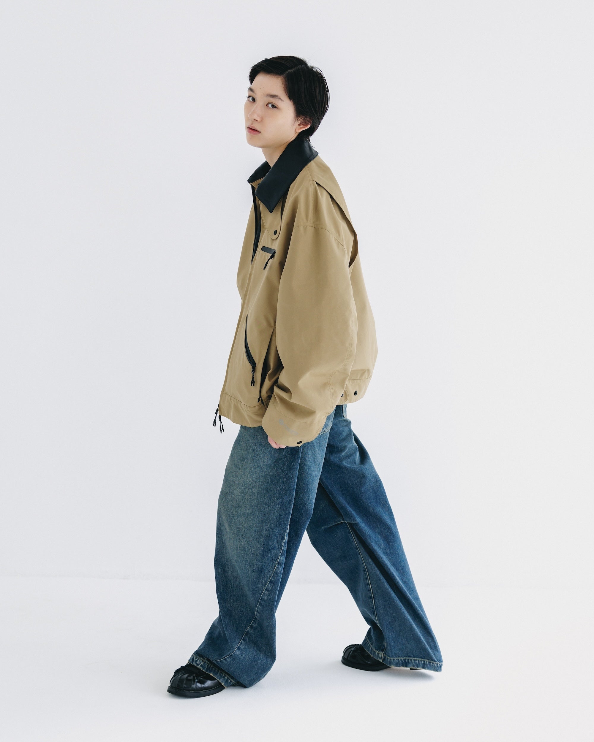 【9.24 WED 20:00- IN STOCK】+phenix WINDSTOPPER® by GORE-TEX LABS TWILL CITY WORKER JACKET (CARAMEL BEIGE)