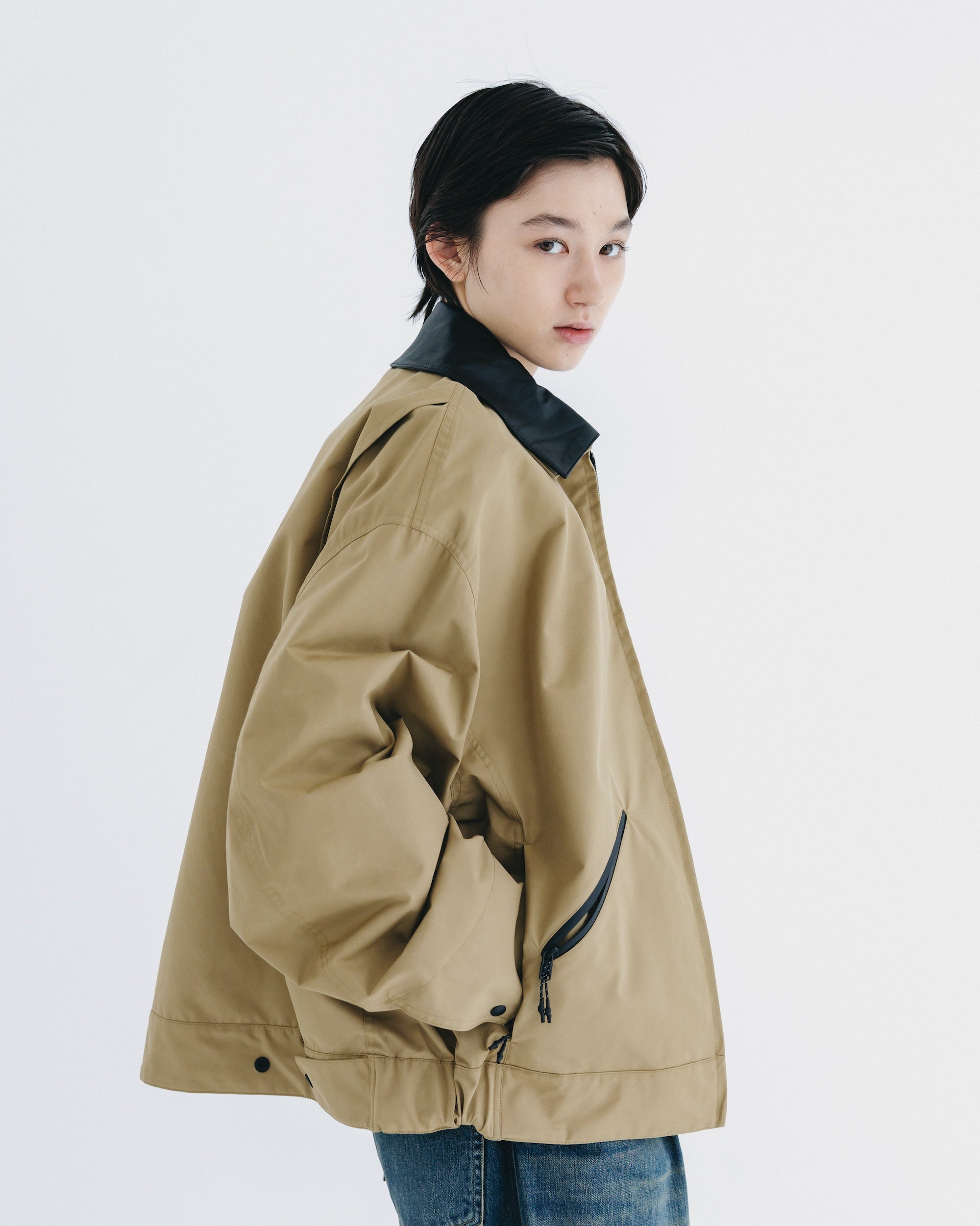 【9.24 WED 20:00- IN STOCK】+phenix WINDSTOPPER® by GORE-TEX LABS TWILL CITY WORKER JACKET (CARAMEL BEIGE)