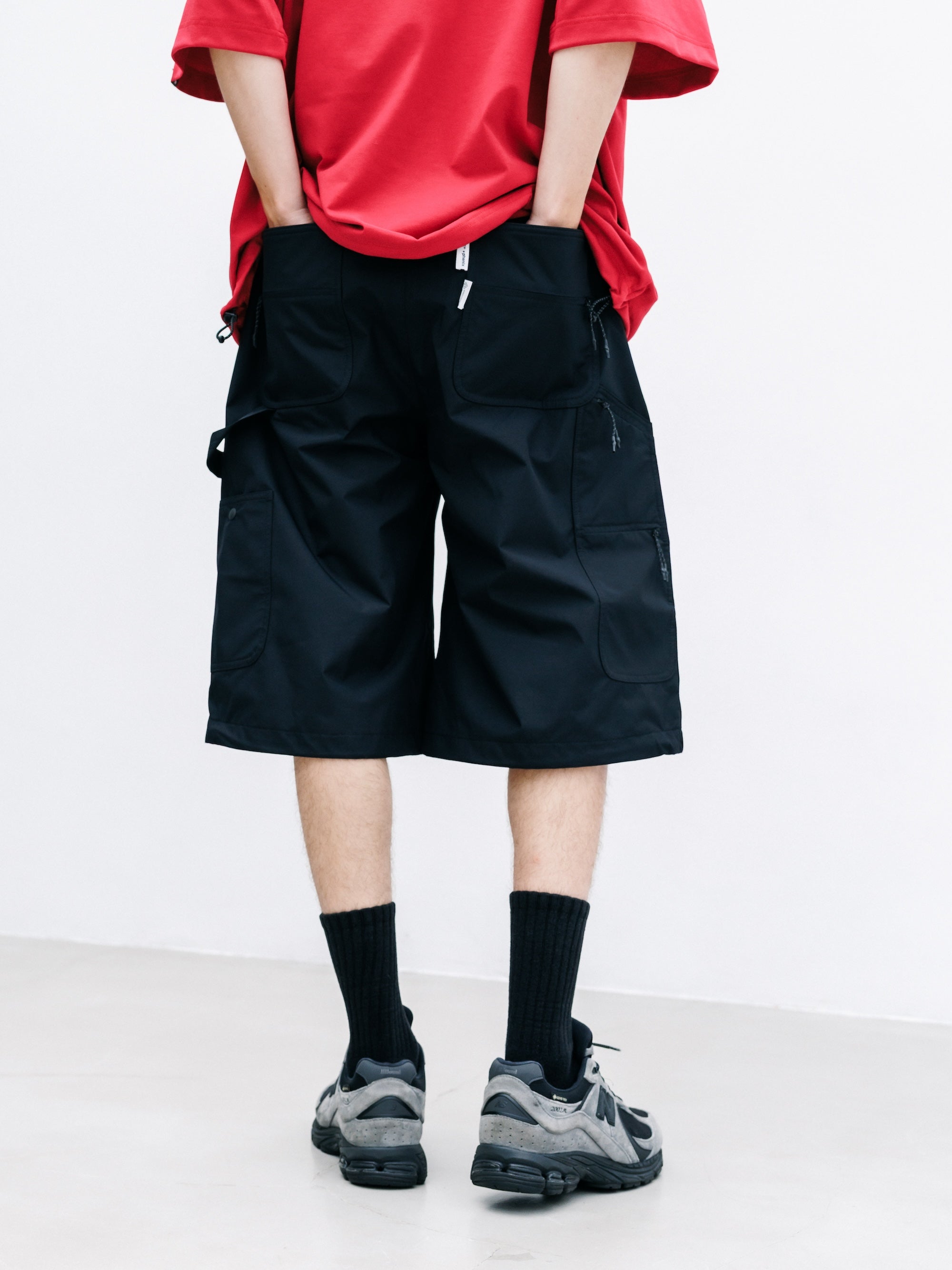【7.22 WED 20:00- IN STOCK】+phenix WINDSTOPPER® by GORE-TEX LABS CITY DOUBLE KNEE WORKER HALF PANTS (BLACK)