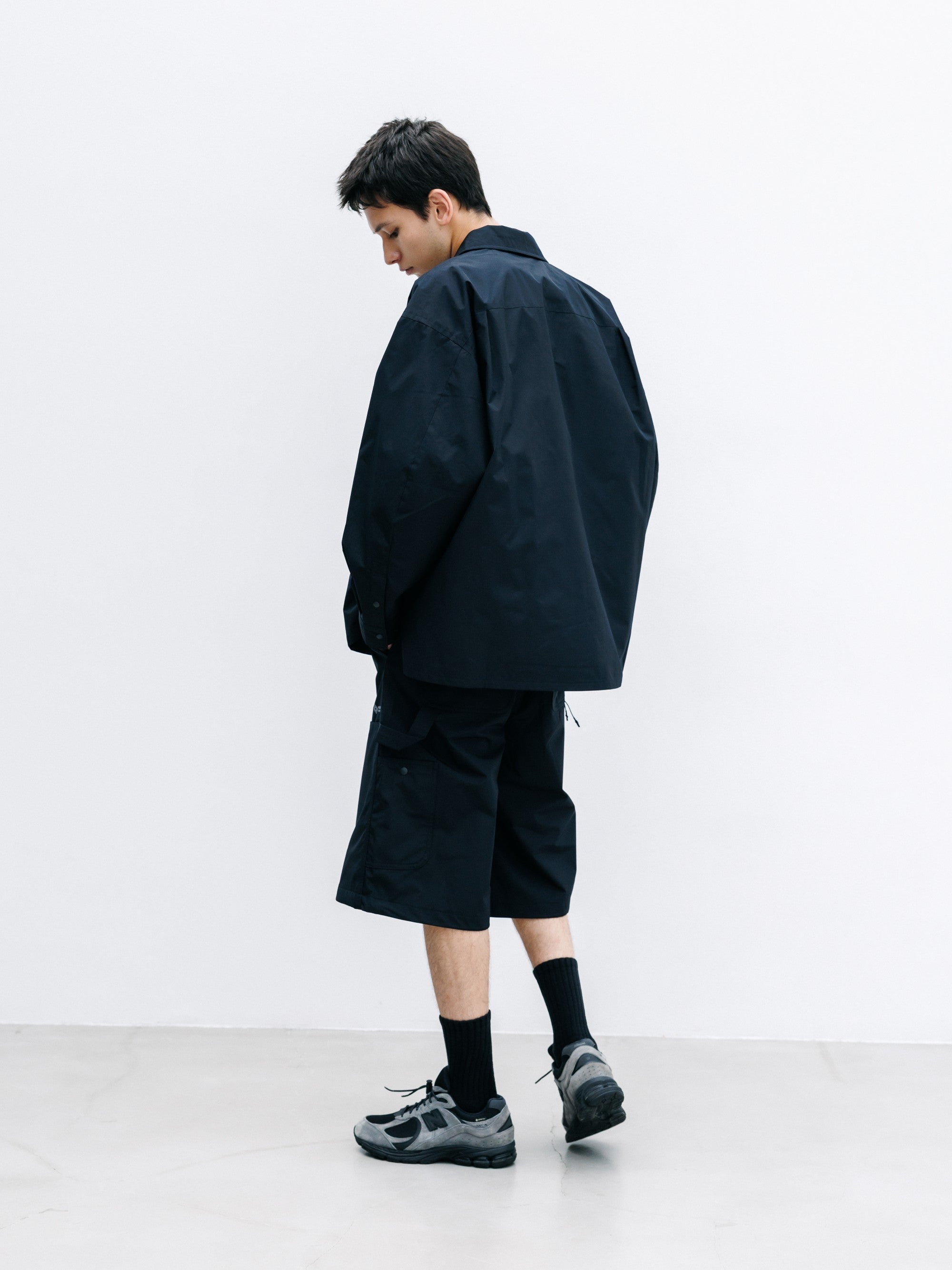 【8.8 SAT 20:00- IN STOCK】+phenix WINDSTOPPER® by GORE-TEX LABS CITY UNIFORM ZIPUP L/S SHIRT (BLACK)