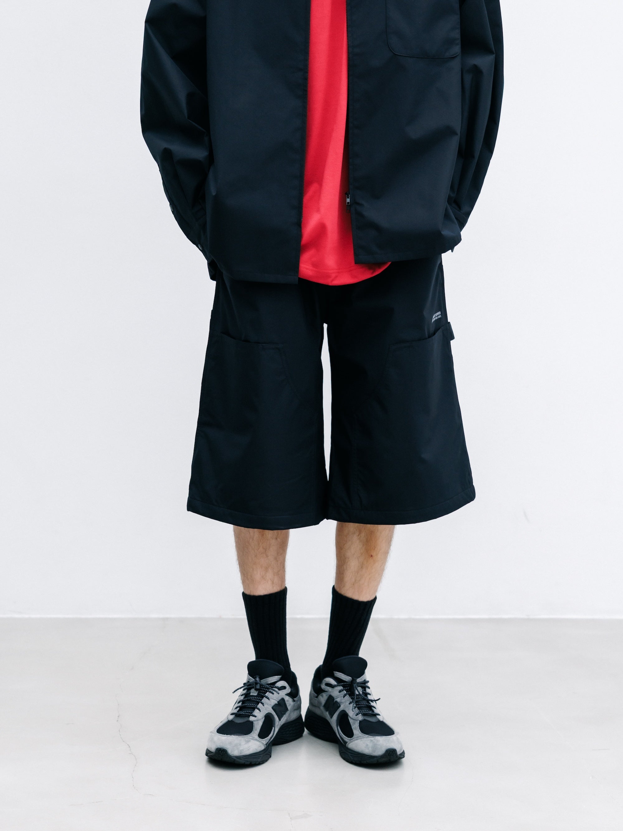 【7.22 WED 20:00- IN STOCK】+phenix WINDSTOPPER® by GORE-TEX LABS CITY DOUBLE KNEE WORKER HALF PANTS (BLACK)