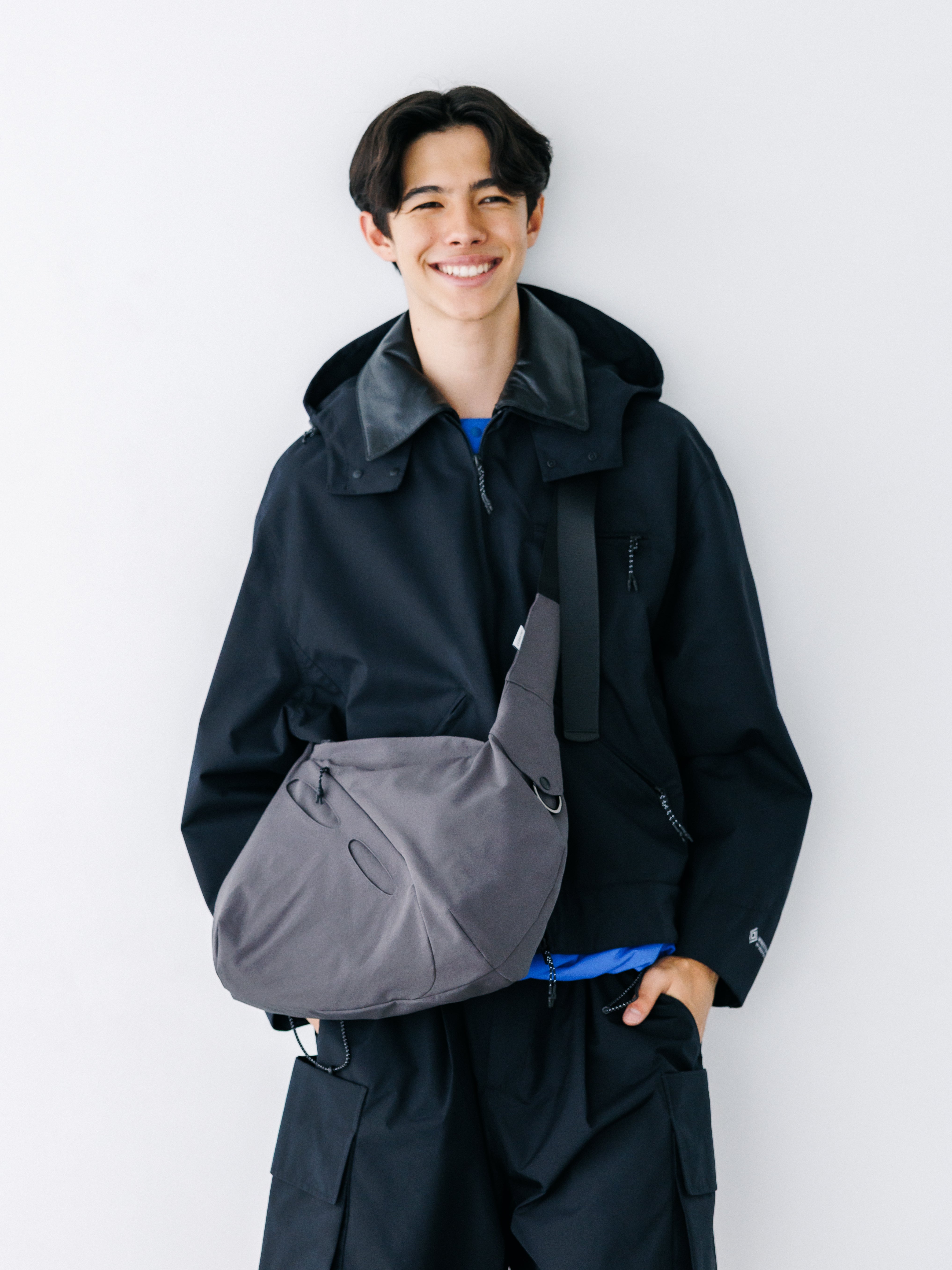 【8.26 WED 20:00- IN STOCK】 SOFT SHELL FUTURE BAG (GRAY)
