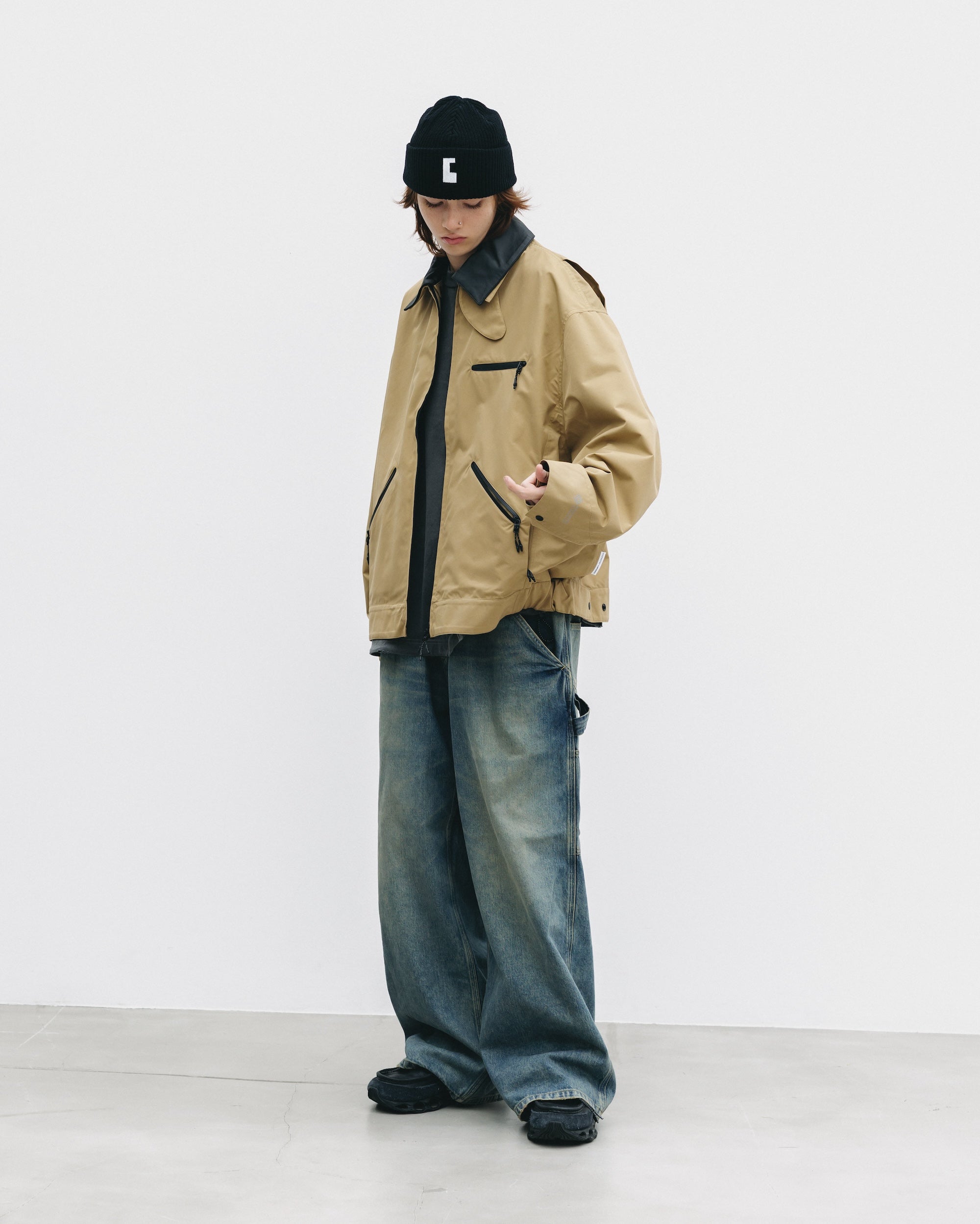 【9.24 WED 20:00- IN STOCK】+phenix WINDSTOPPER® by GORE-TEX LABS TWILL CITY WORKER JACKET (CARAMEL BEIGE)