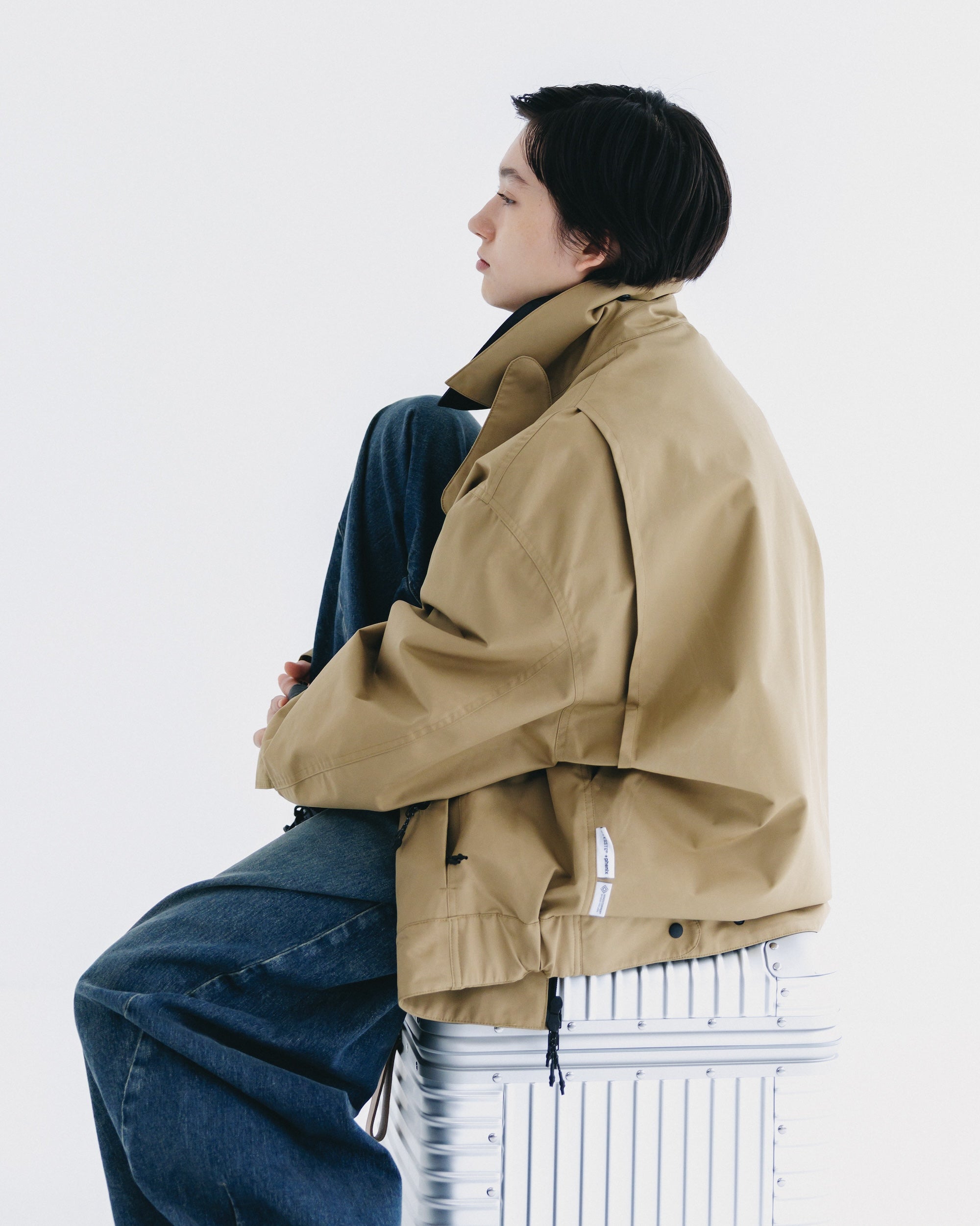 【9.24 WED 20:00- IN STOCK】+phenix WINDSTOPPER® by GORE-TEX LABS TWILL CITY WORKER JACKET (CARAMEL BEIGE)