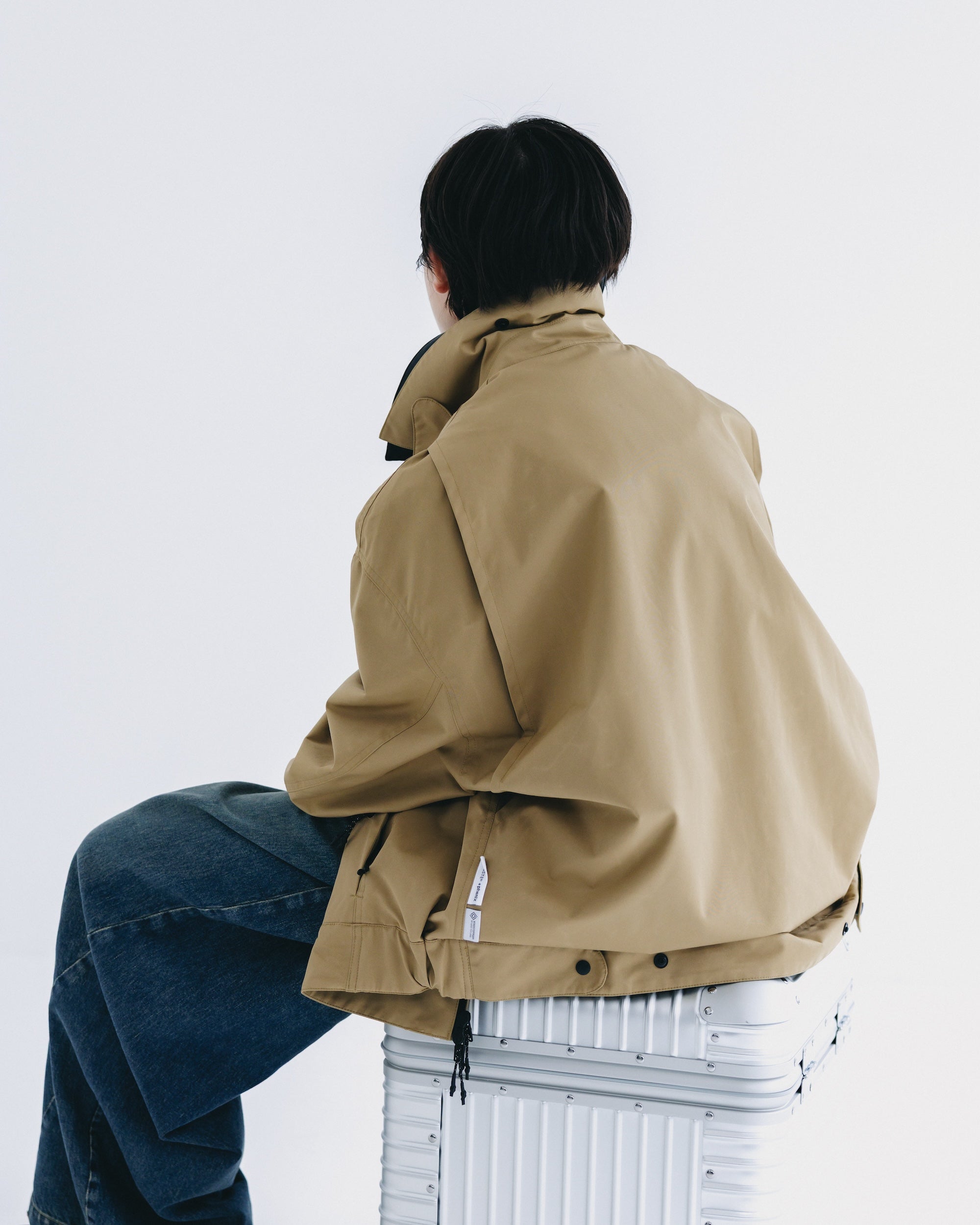 【9.24 WED 20:00- IN STOCK】+phenix WINDSTOPPER® by GORE-TEX LABS TWILL CITY WORKER JACKET (CARAMEL BEIGE)
