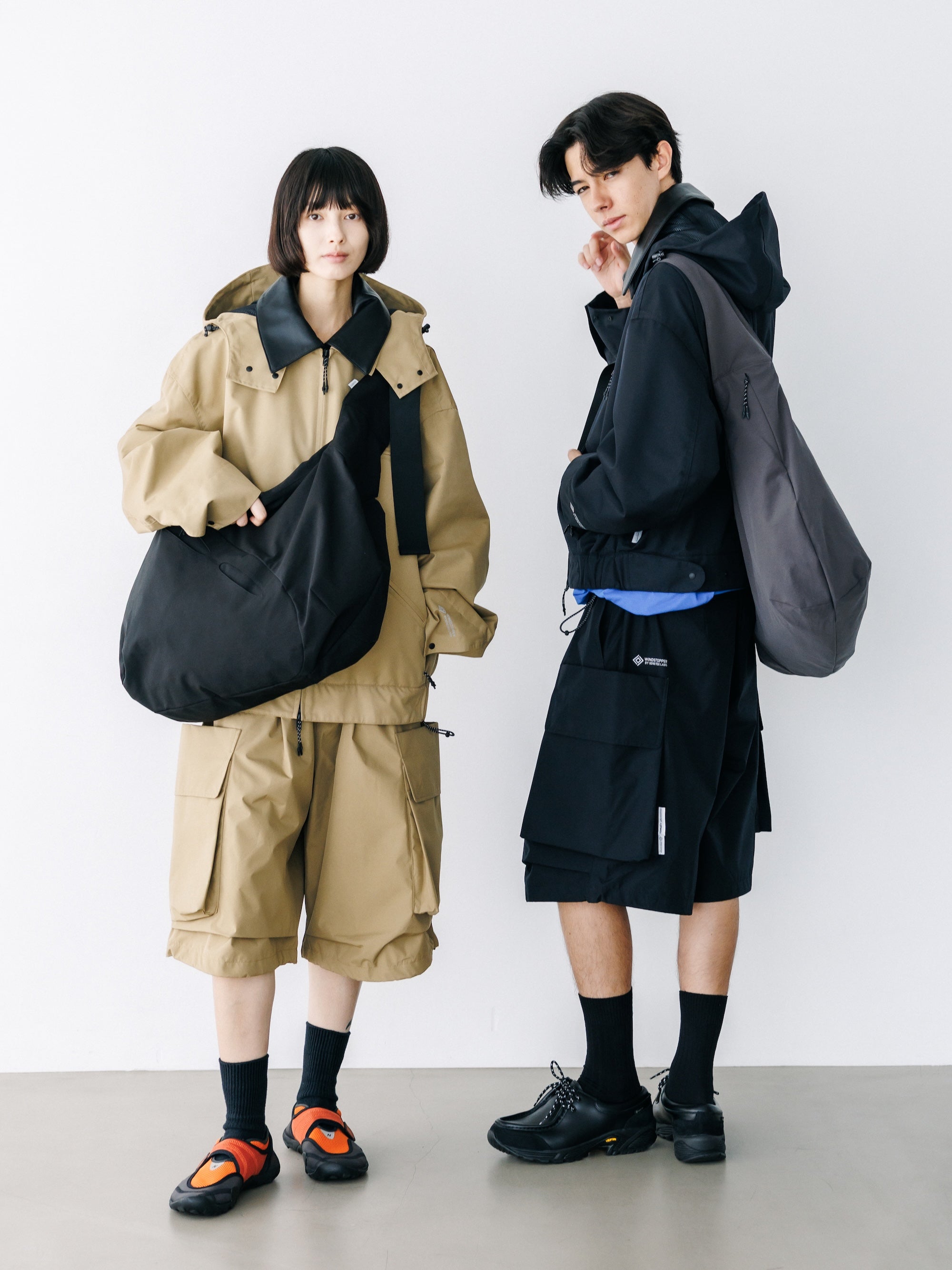 【8.26 WED 20:00- IN STOCK】 SOFT SHELL FUTURE BAG LARGE (GRAY)