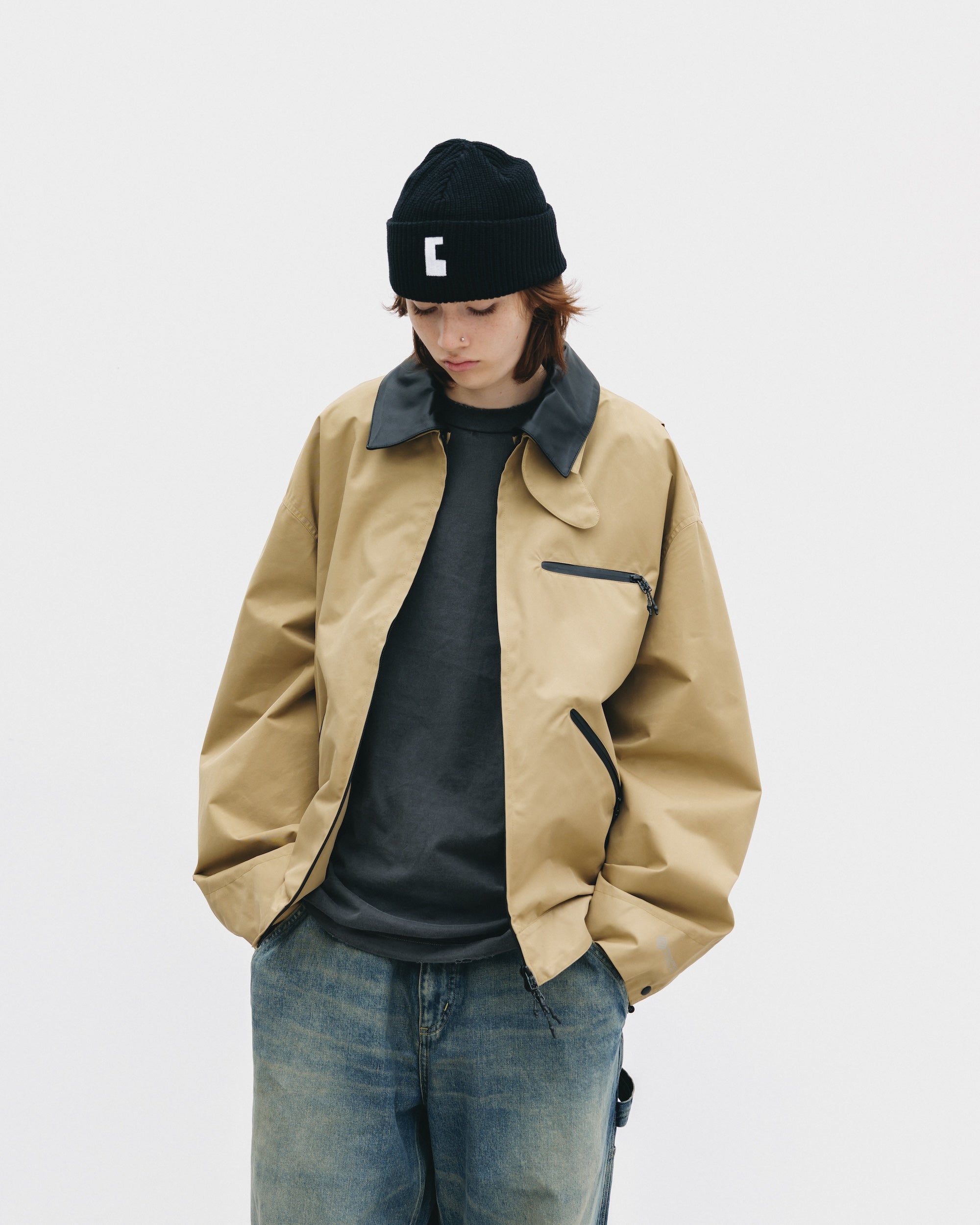 【9.24 WED 20:00- IN STOCK】+phenix WINDSTOPPER® by GORE-TEX LABS TWILL CITY WORKER JACKET (CARAMEL BEIGE)