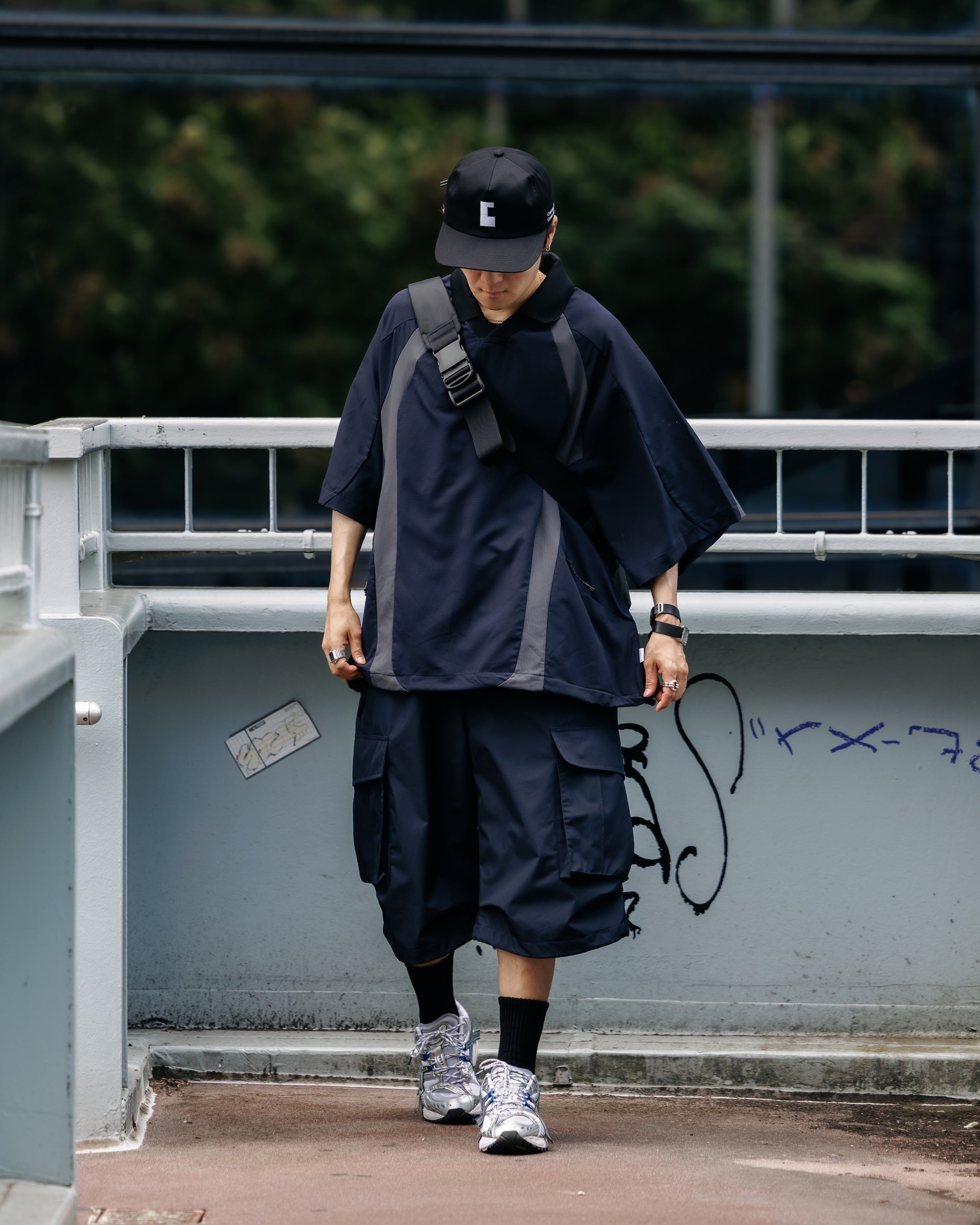 DotAir® ACTIVE CITY GAME SHIRT (NAVY×GRAY)