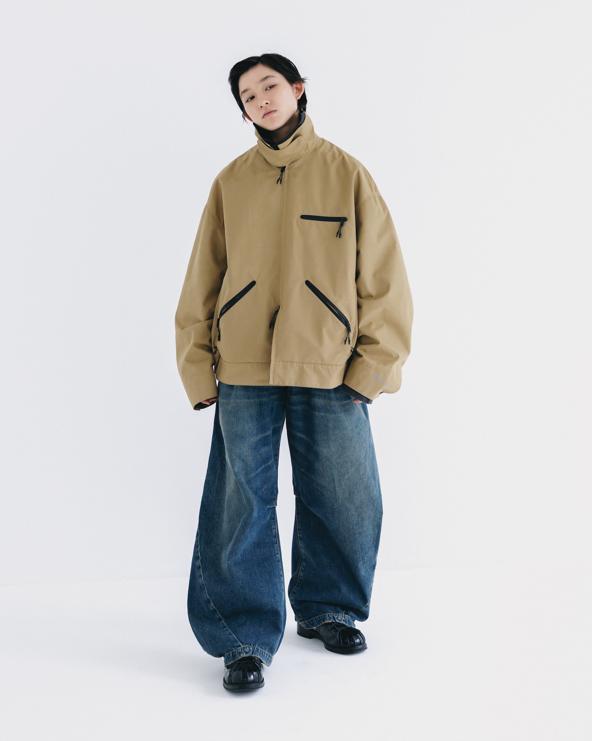 【9.24 WED 20:00- IN STOCK】+phenix WINDSTOPPER® by GORE-TEX LABS TWILL CITY WORKER JACKET (CARAMEL BEIGE)