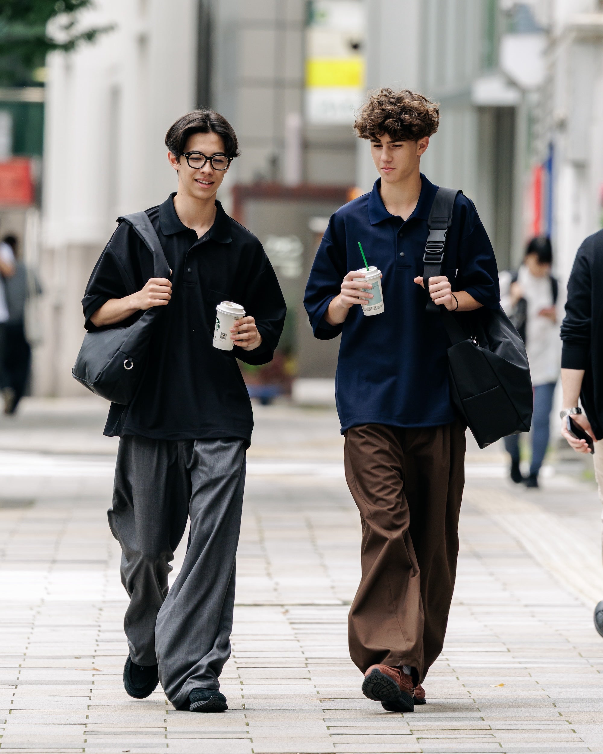 【6.11 WED 20:00- IN STOCK】ACTIVE CITY S/S POLO SHIRT (BLACK)