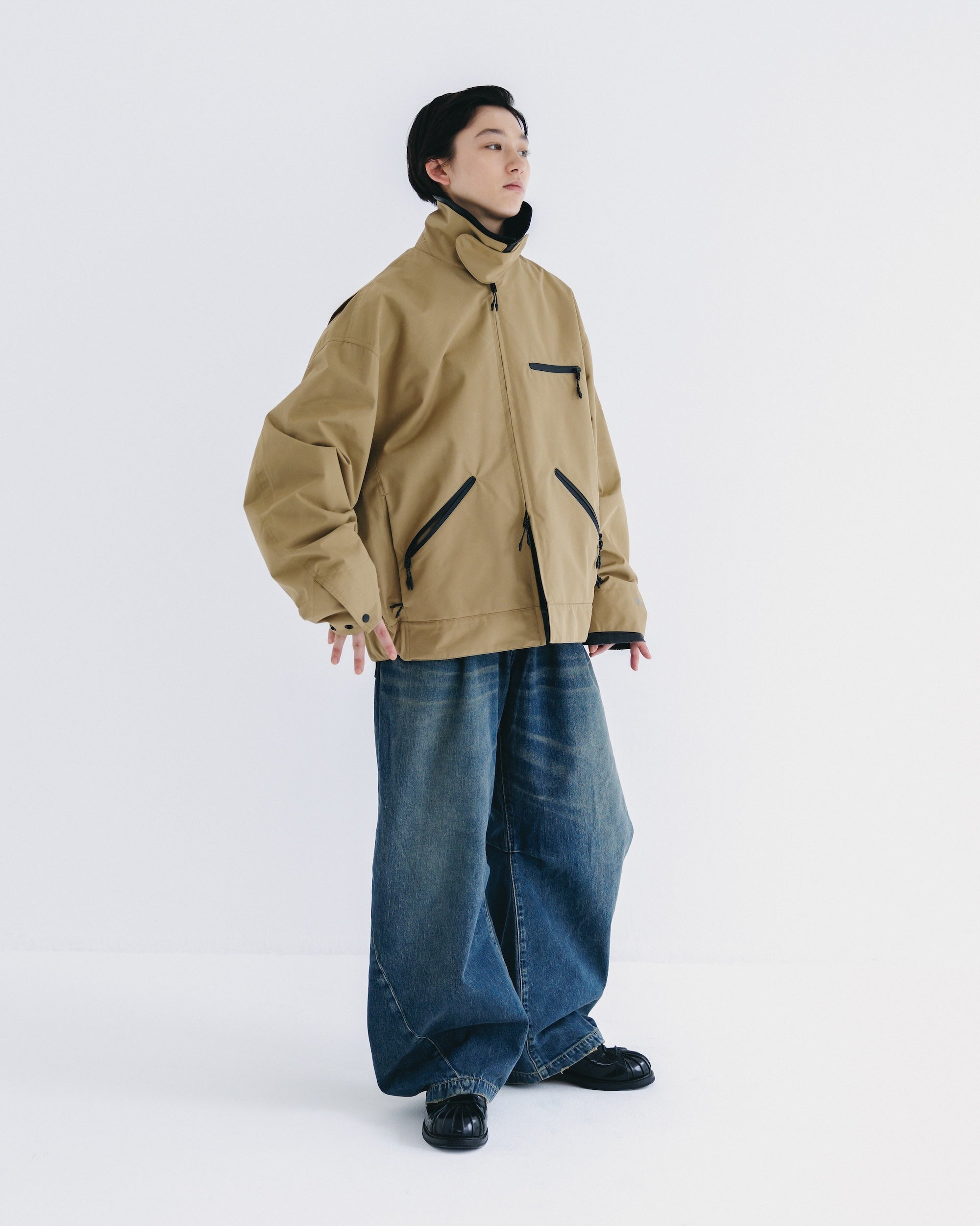 【9.24 WED 20:00- IN STOCK】+phenix WINDSTOPPER® by GORE-TEX LABS TWILL CITY WORKER JACKET (CARAMEL BEIGE)