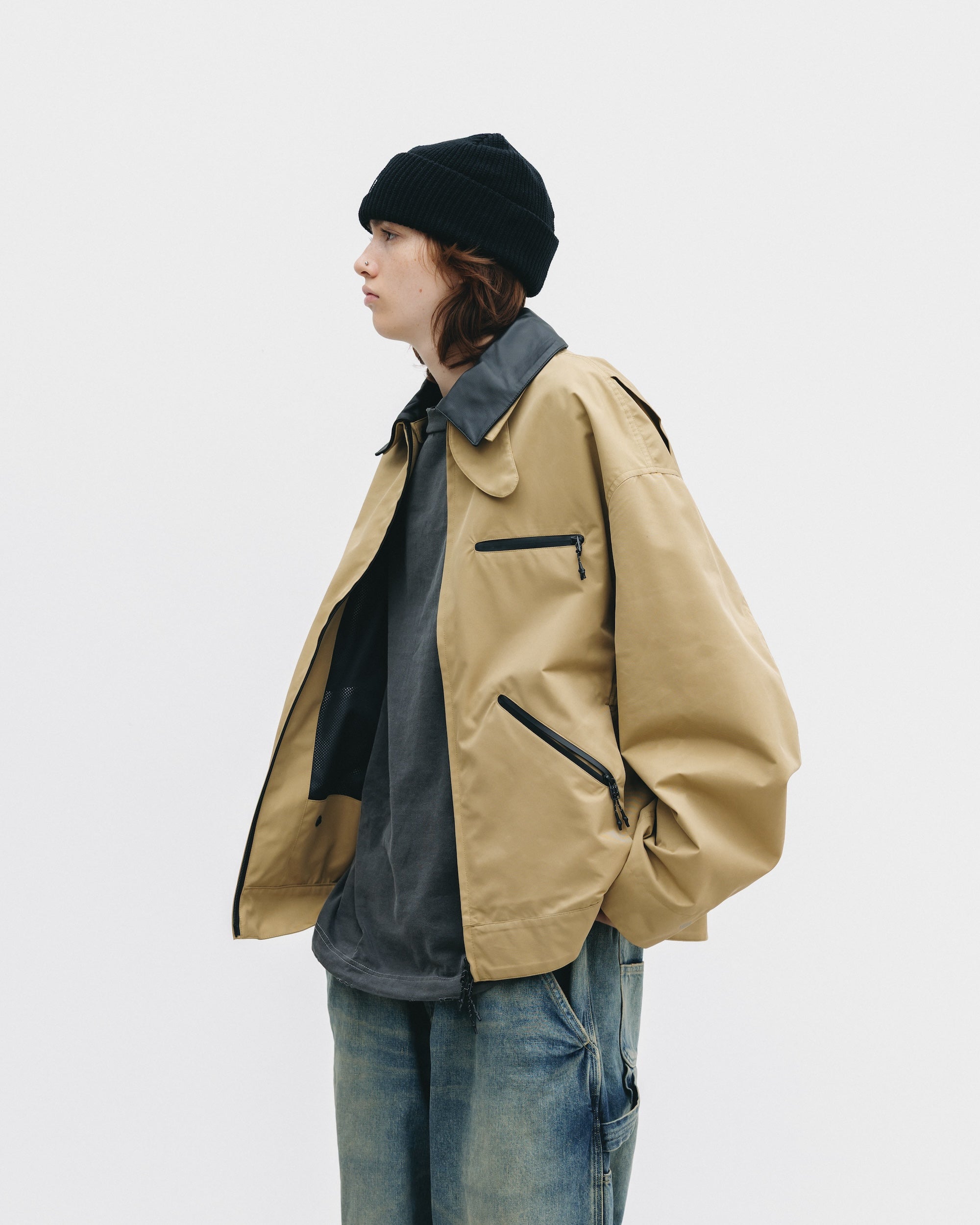 【9.24 WED 20:00- IN STOCK】+phenix WINDSTOPPER® by GORE-TEX LABS TWILL CITY WORKER JACKET (CARAMEL BEIGE)
