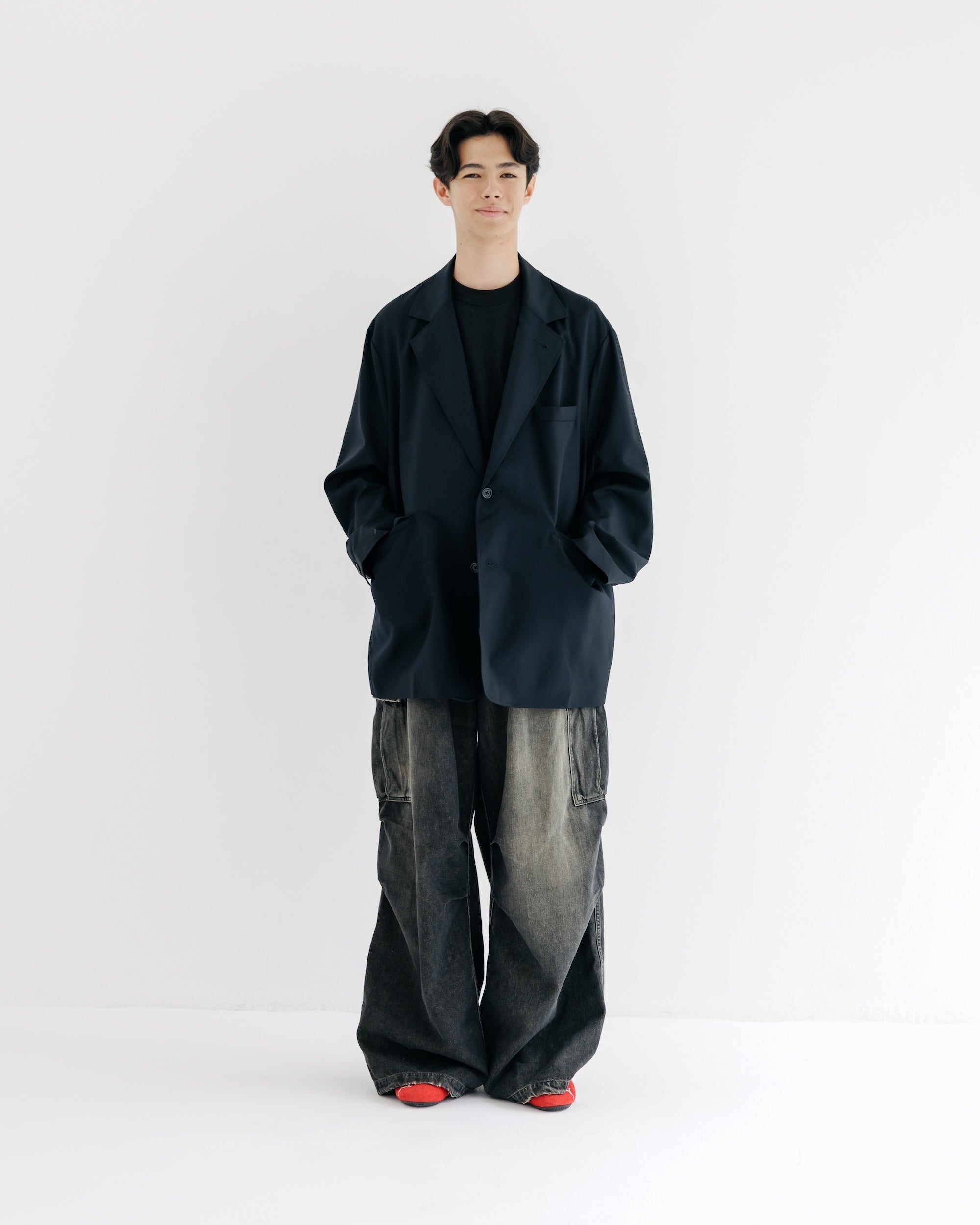 【9.13 SAT 20:00- IN STOCK】VINTAGE DYED SELVEDGE DENIM M-51 ARCTIC TROUSERS (VINTAGE BLACK)