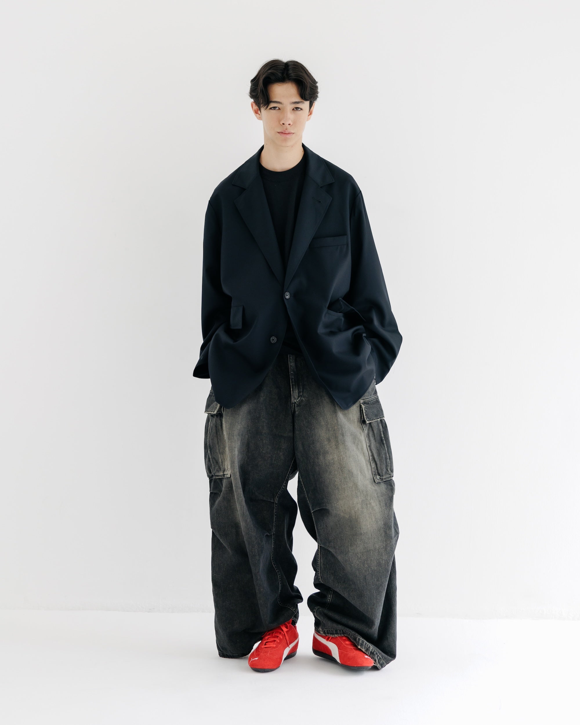 【9.13 SAT 20:00- IN STOCK】VINTAGE DYED SELVEDGE DENIM M-51 ARCTIC TROUSERS (VINTAGE BLACK)
