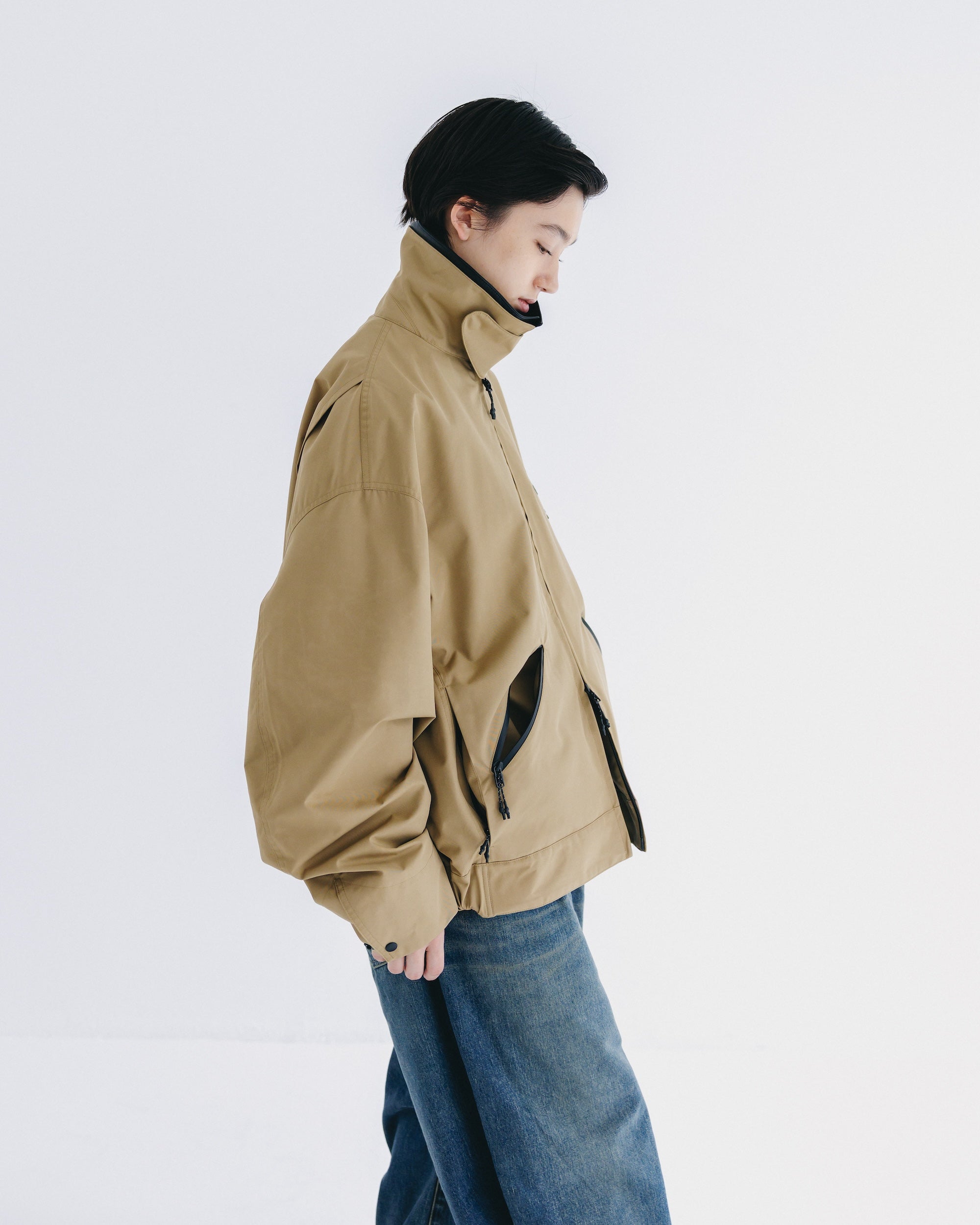 【9.24 WED 20:00- IN STOCK】+phenix WINDSTOPPER® by GORE-TEX LABS TWILL CITY WORKER JACKET (CARAMEL BEIGE)
