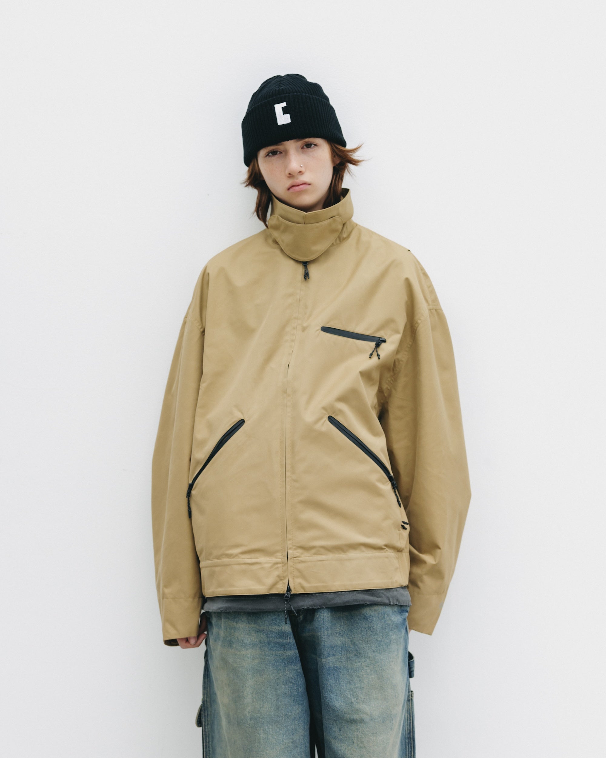 【9.24 WED 20:00- IN STOCK】+phenix WINDSTOPPER® by GORE-TEX LABS TWILL CITY WORKER JACKET (CARAMEL BEIGE)