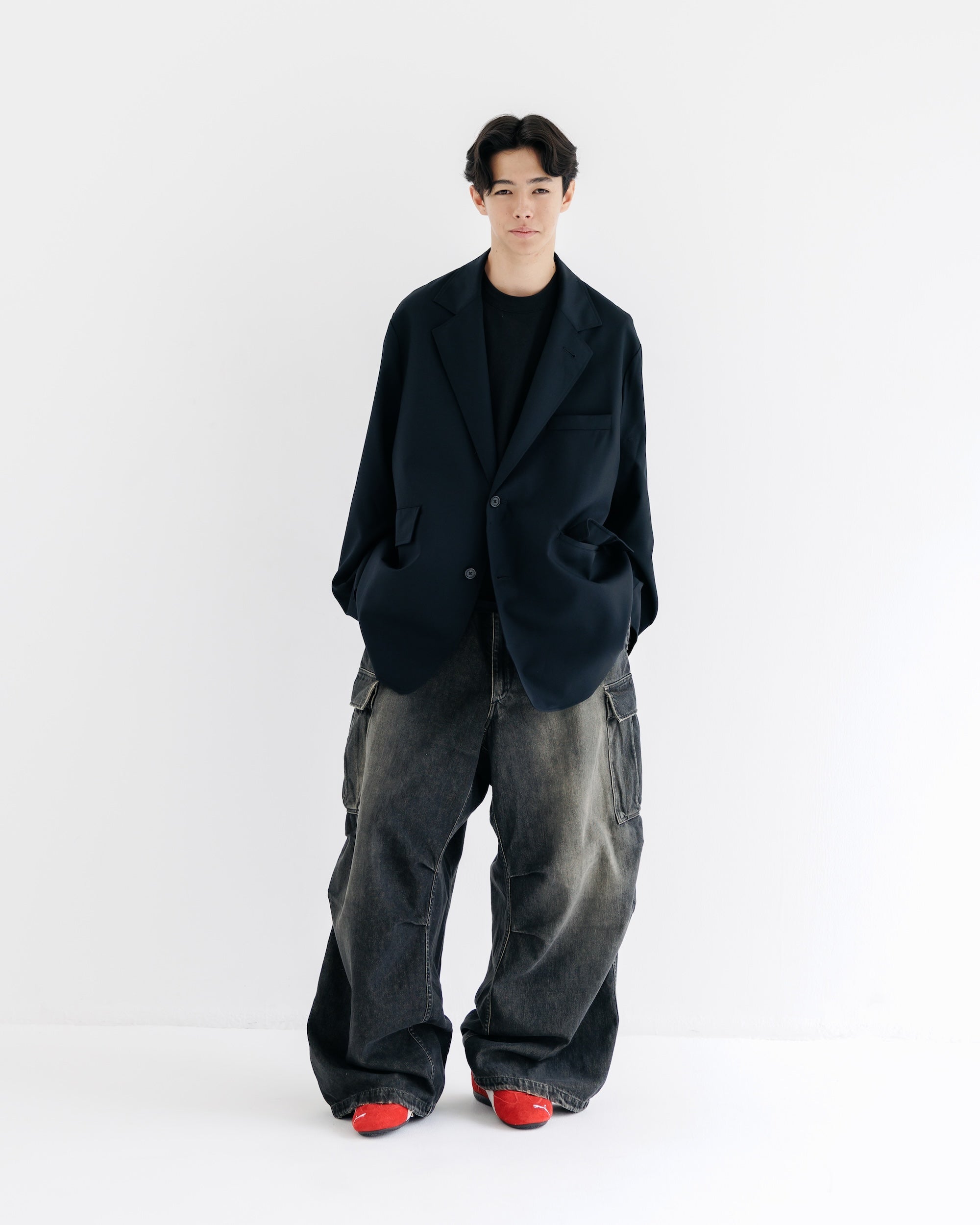 【9.13 SAT 20:00- IN STOCK】VINTAGE DYED SELVEDGE DENIM M-51 ARCTIC TROUSERS (VINTAGE BLACK)