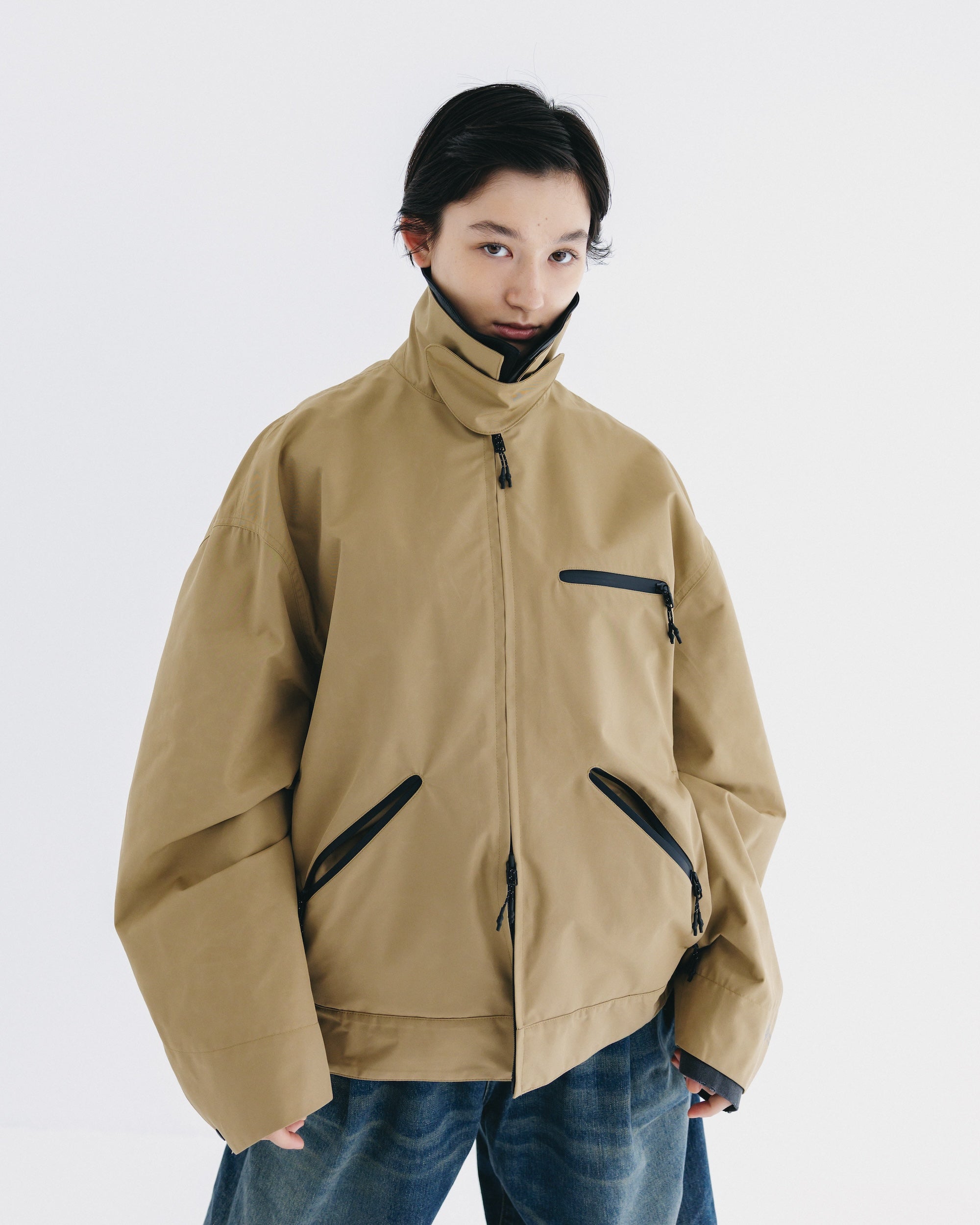 【9.24 WED 20:00- IN STOCK】+phenix WINDSTOPPER® by GORE-TEX LABS TWILL CITY WORKER JACKET (CARAMEL BEIGE)