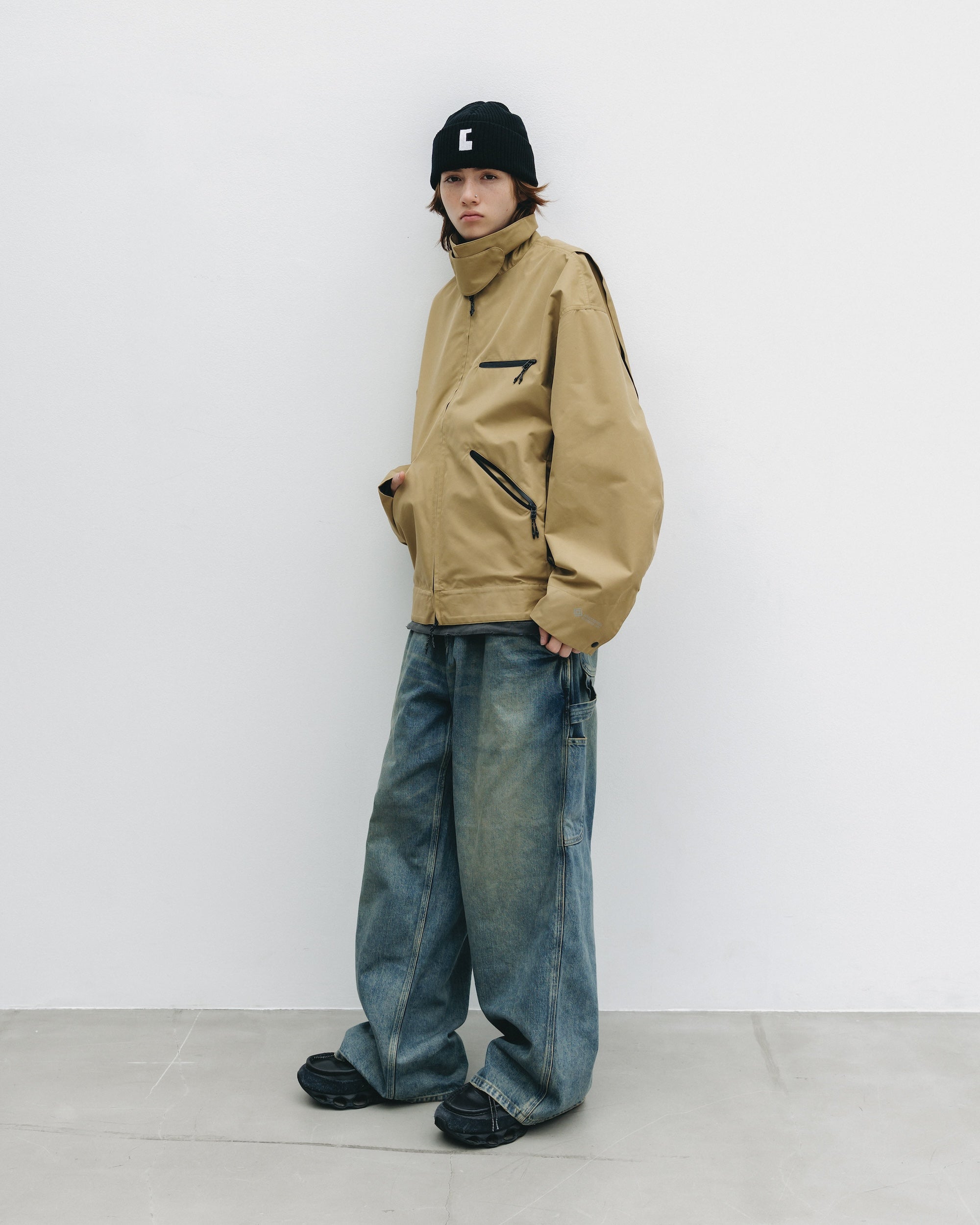 【9.24 WED 20:00- IN STOCK】+phenix WINDSTOPPER® by GORE-TEX LABS TWILL CITY WORKER JACKET (CARAMEL BEIGE)