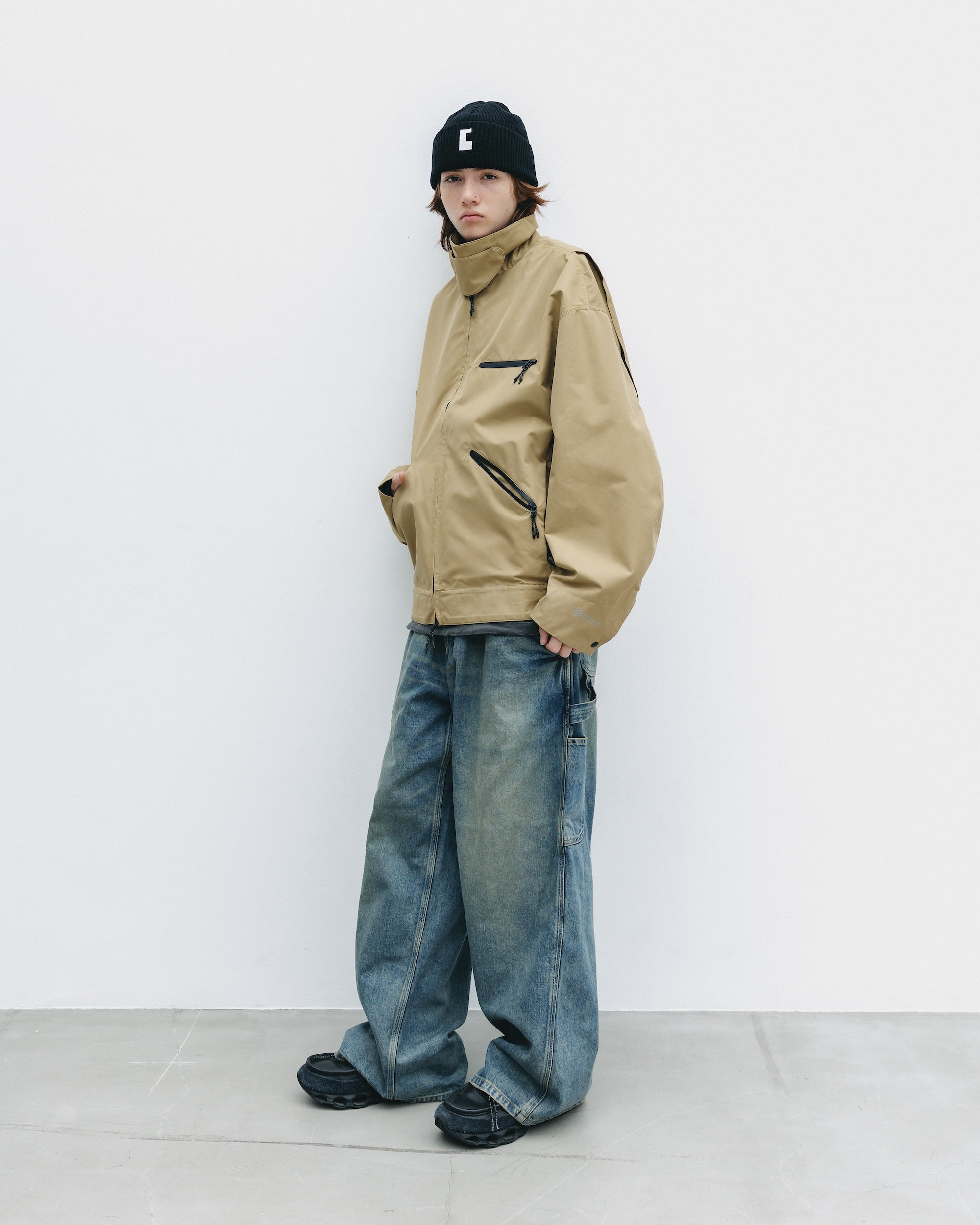 【11.5 WED 20:00- IN STOCK】VINTAGE DYED SELVEDGE DENIM WORKER PANTS (VINTAGE INDIGO)