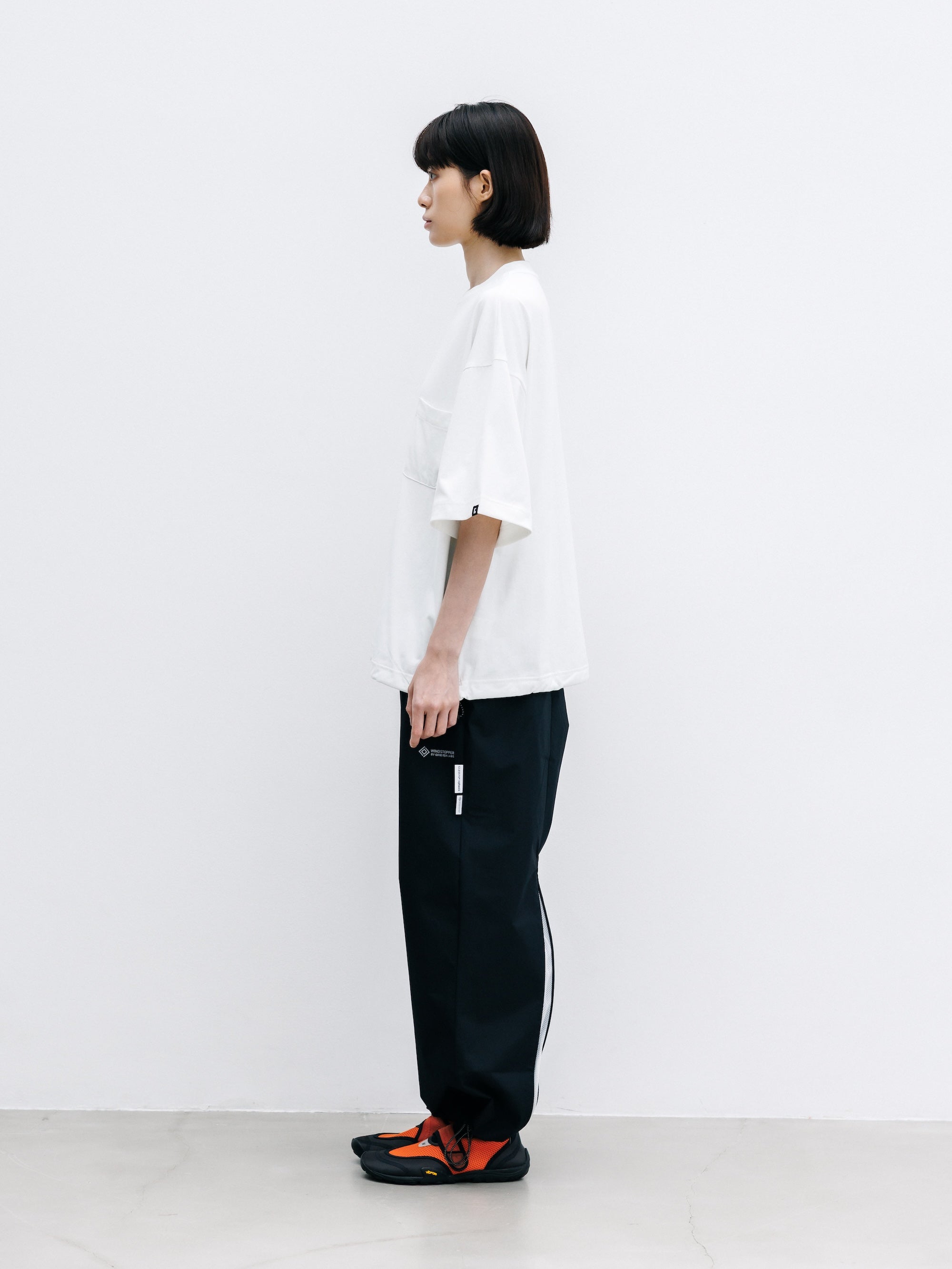 【8.8 SAT 20:00- IN STOCK】+phenix WINDSTOPPER® by GORE-TEX LABS CITY UNIFORM VENTILATION PANTS (BLACK×WHITE)