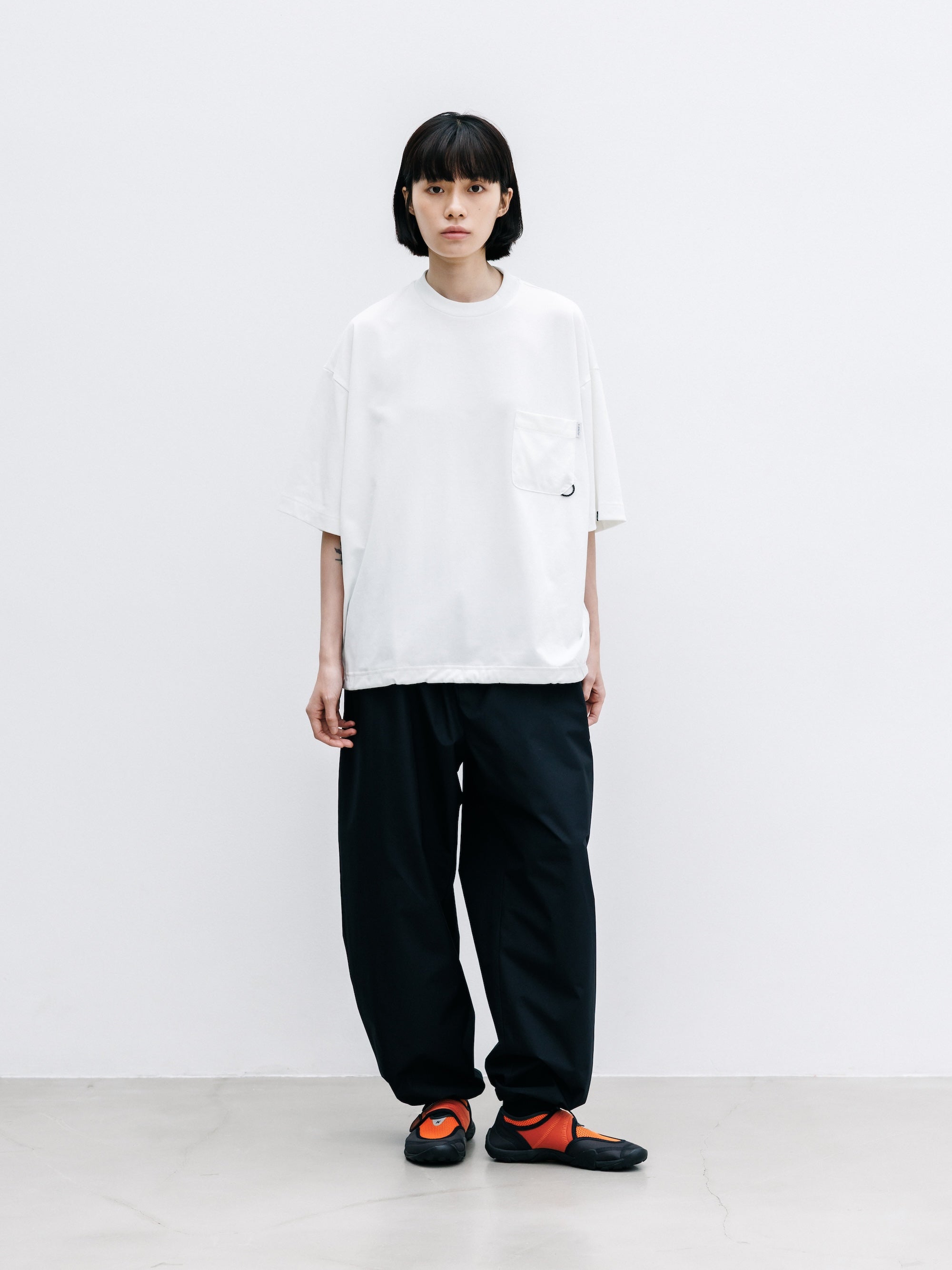 【8.8 SAT 20:00- IN STOCK】+phenix WINDSTOPPER® by GORE-TEX LABS CITY UNIFORM VENTILATION PANTS (BLACK×WHITE)
