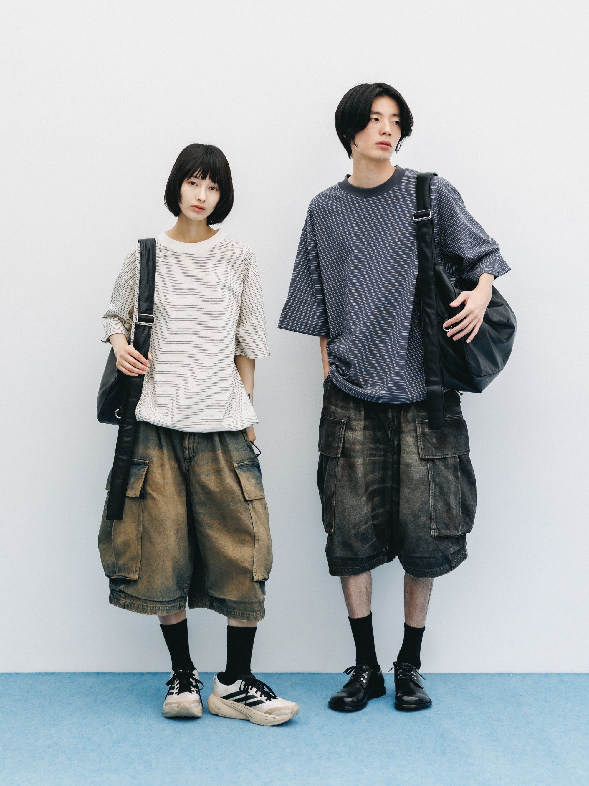 【8.5 WED 20:00- IN STOCK】LEATHER HOLIDAY BAG (BLACK)