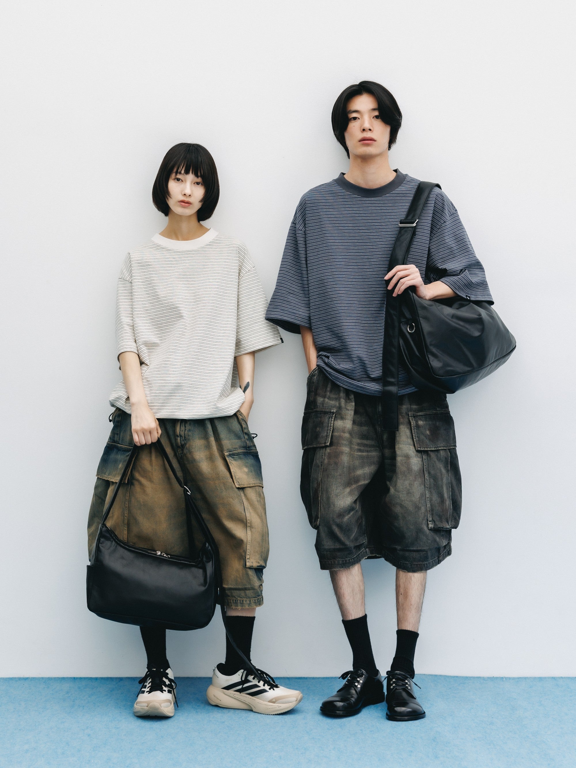 【8.5 WED 20:00- IN STOCK】LEATHER HOLIDAY BAG (BLACK)