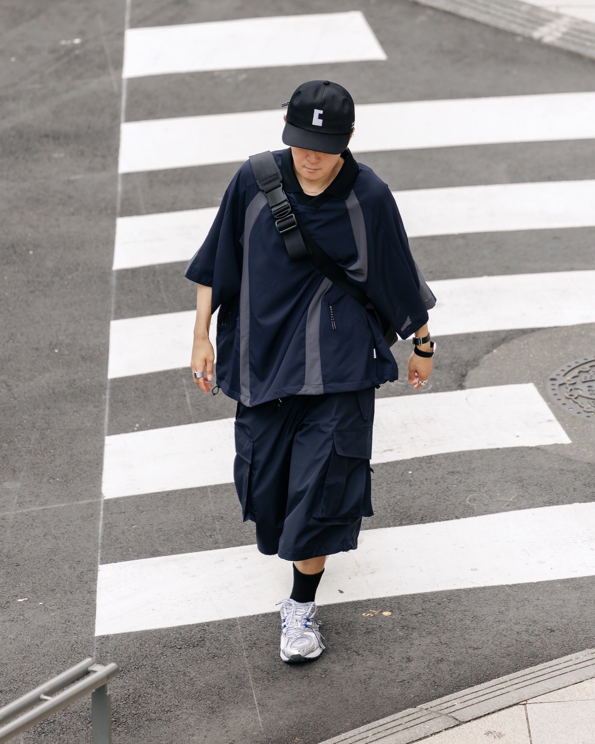 DotAir® ACTIVE CITY GAME SHIRT (NAVY×GRAY)