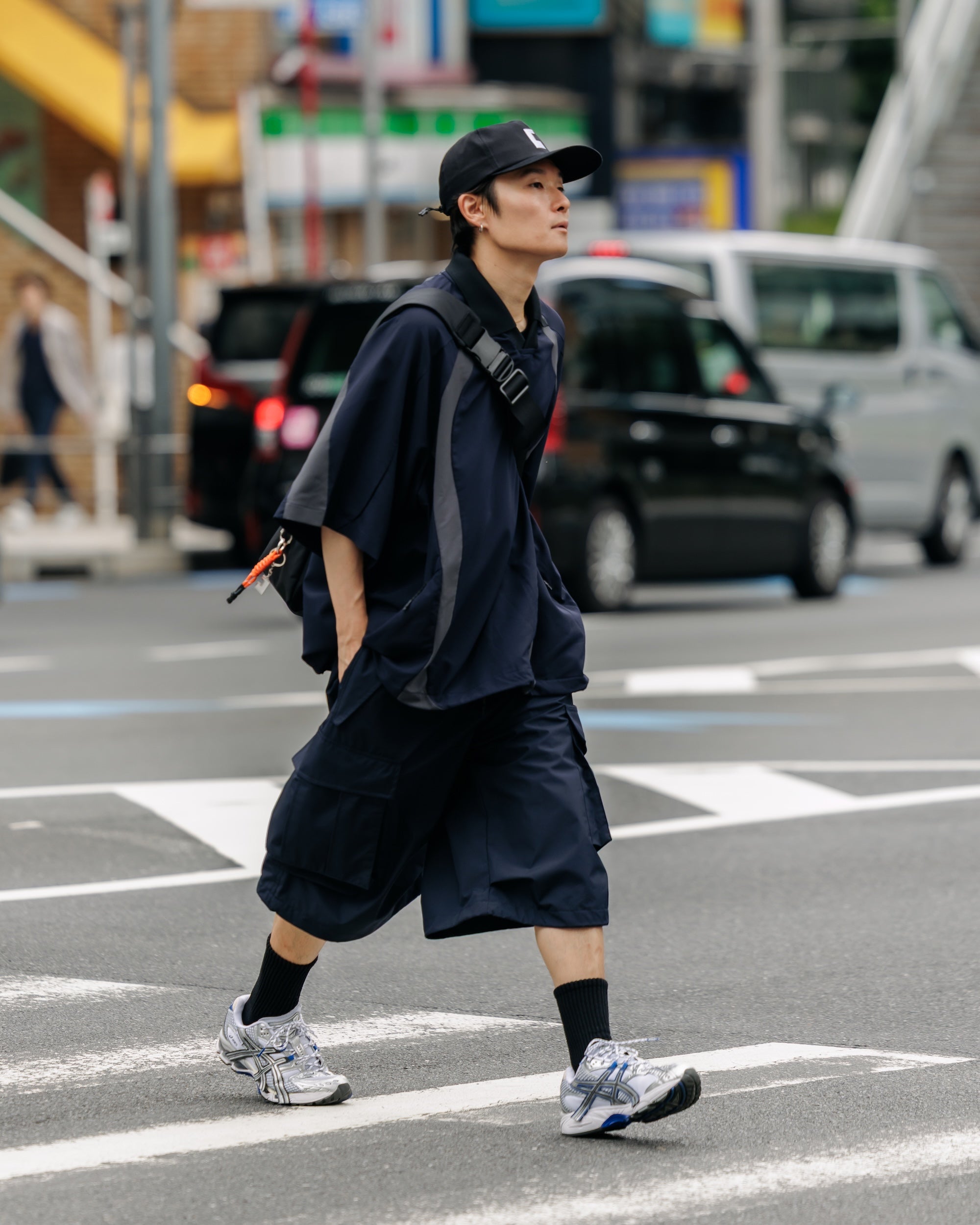 DotAir® ACTIVE CITY GAME SHIRT (NAVY×GRAY)