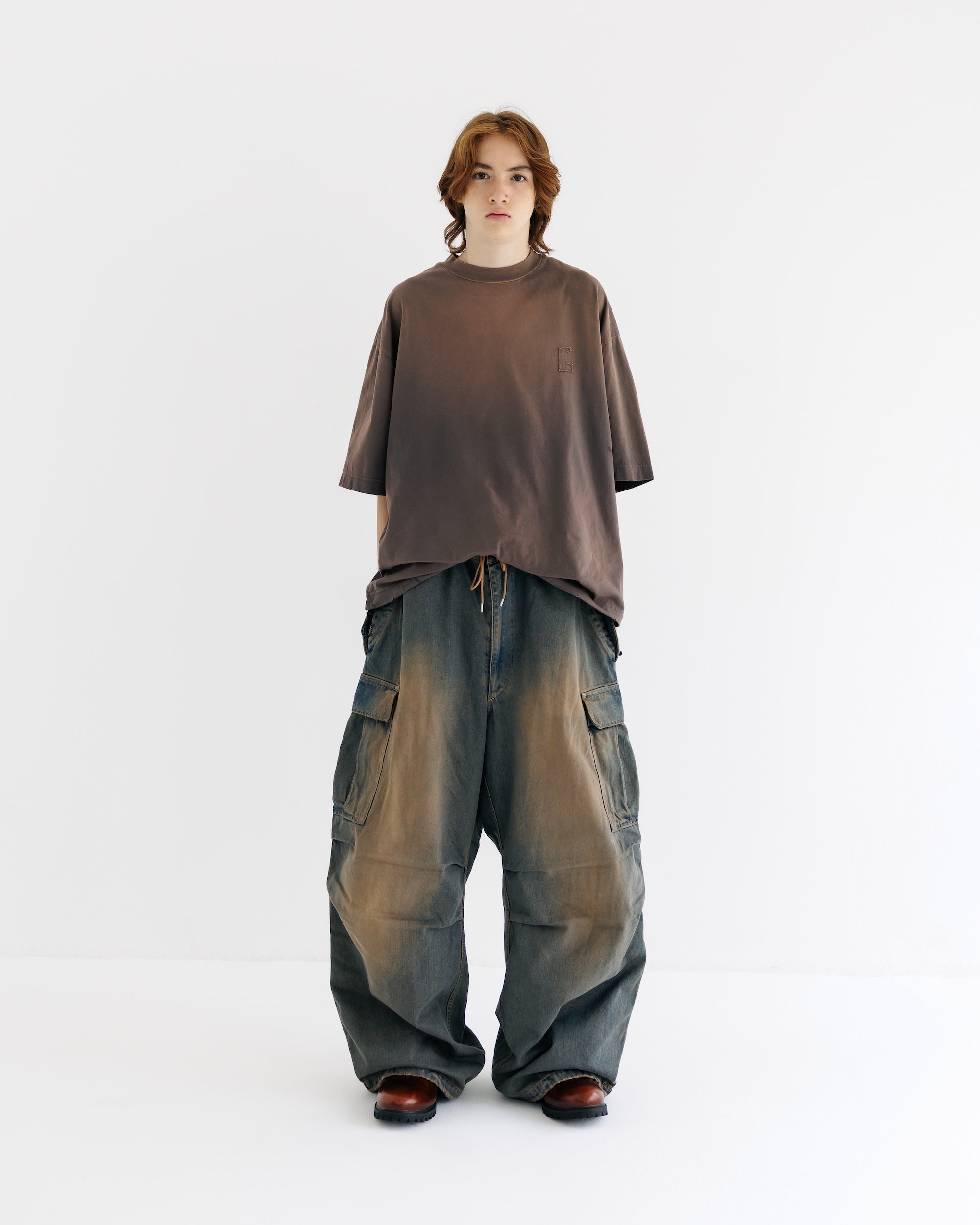 【9.13 SAT 20:00- IN STOCK】VINTAGE DYED SELVEDGE DENIM M-51 ARCTIC TROUSERS (VINTAGE BROWN)