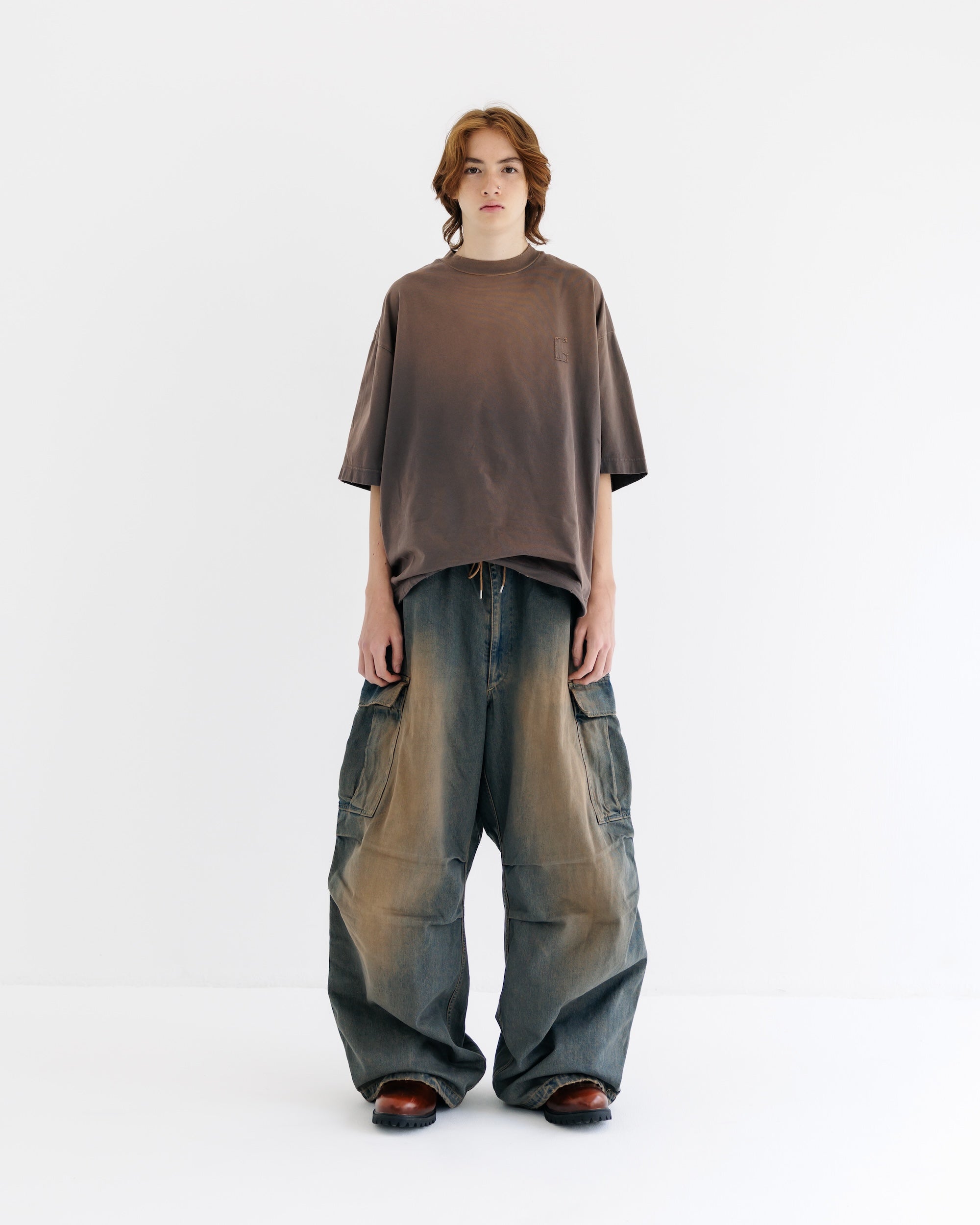 【9.13 SAT 20:00- IN STOCK】VINTAGE DYED SELVEDGE DENIM M-51 ARCTIC TROUSERS (VINTAGE BROWN)