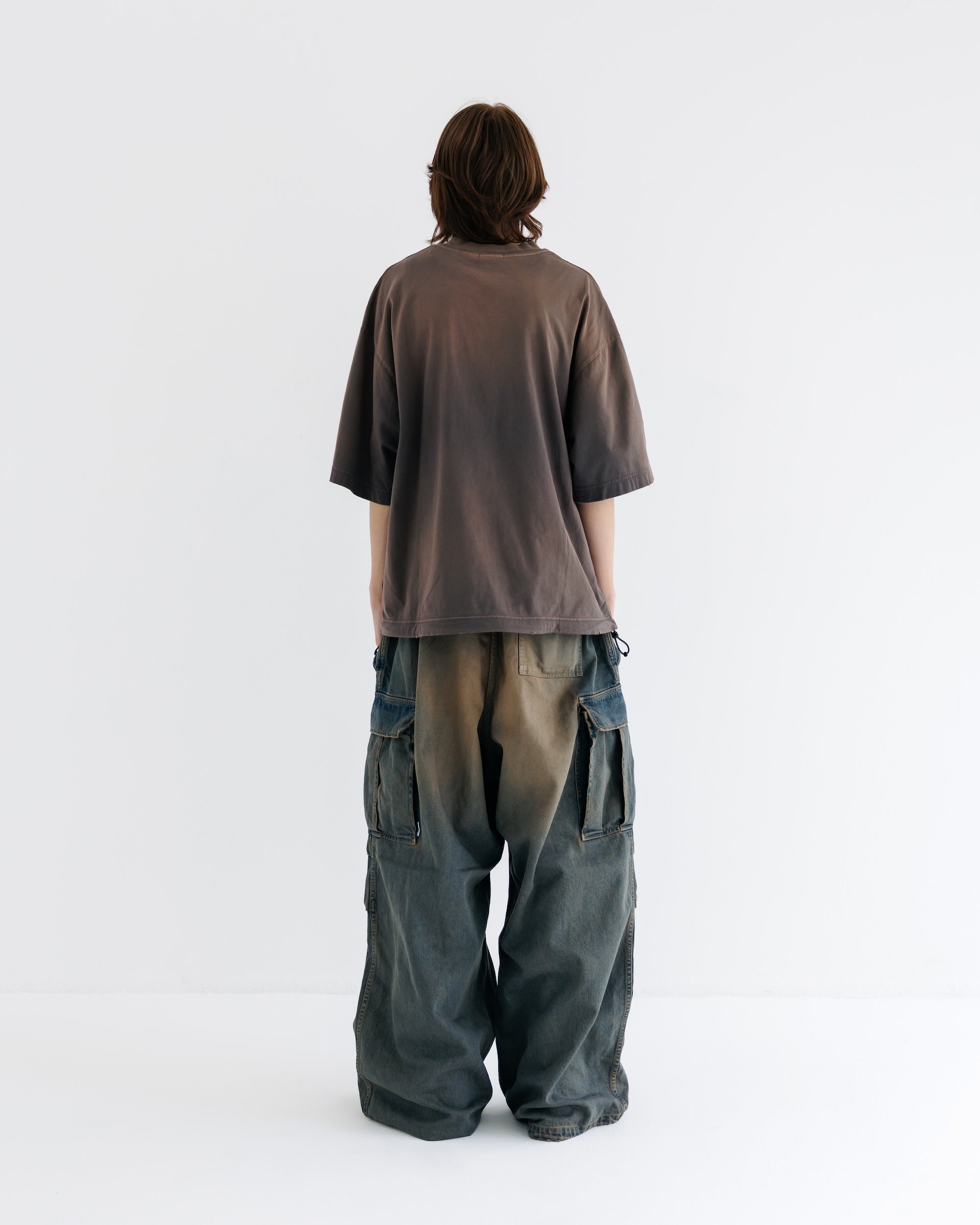 【9.13 SAT 20:00- IN STOCK】VINTAGE DYED SELVEDGE DENIM M-51 ARCTIC TROUSERS (VINTAGE BROWN)