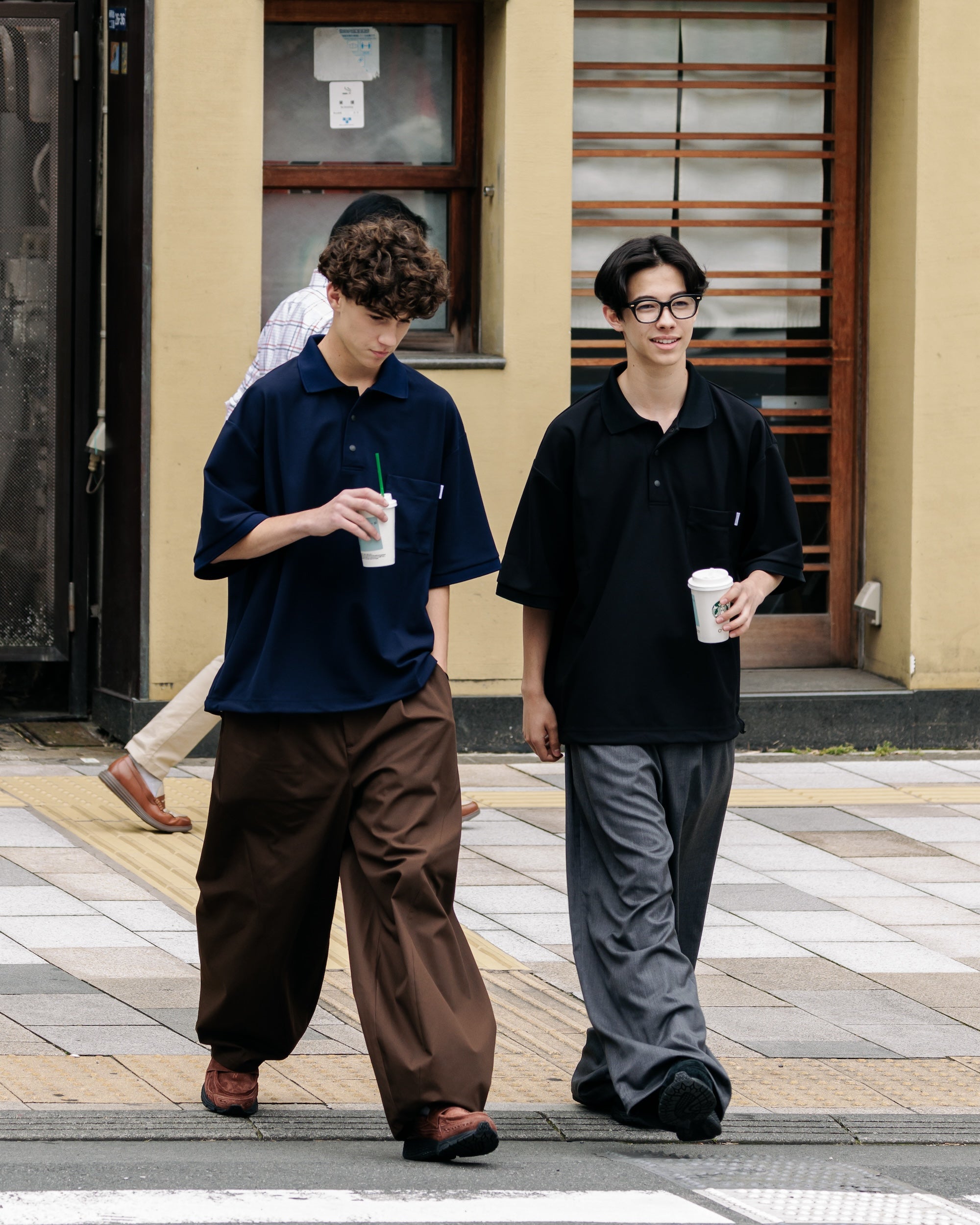 【6.11 WED 20:00- IN STOCK】ACTIVE CITY S/S POLO SHIRT (NAVY)