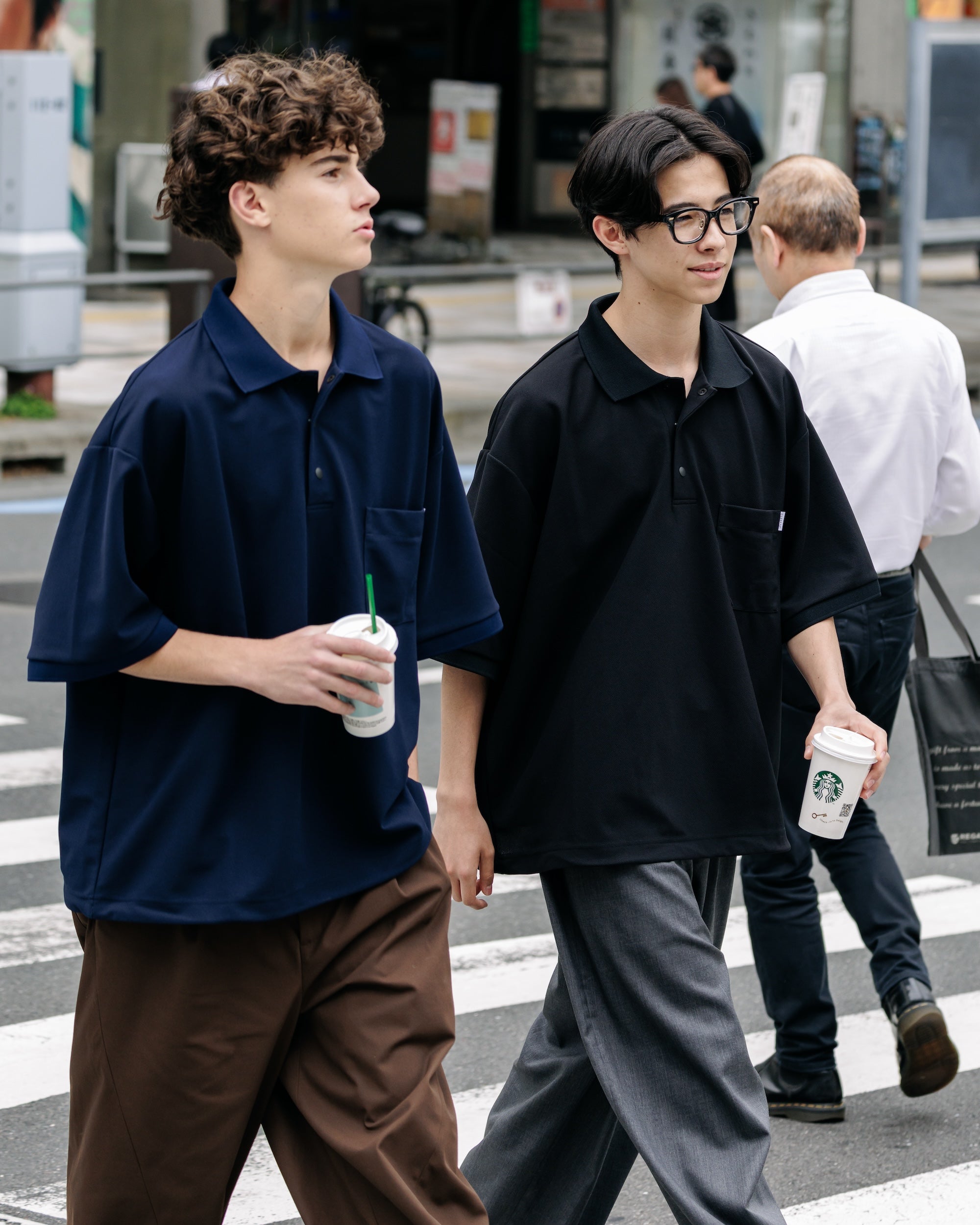 【6.11 WED 20:00- IN STOCK】ACTIVE CITY S/S POLO SHIRT (NAVY)