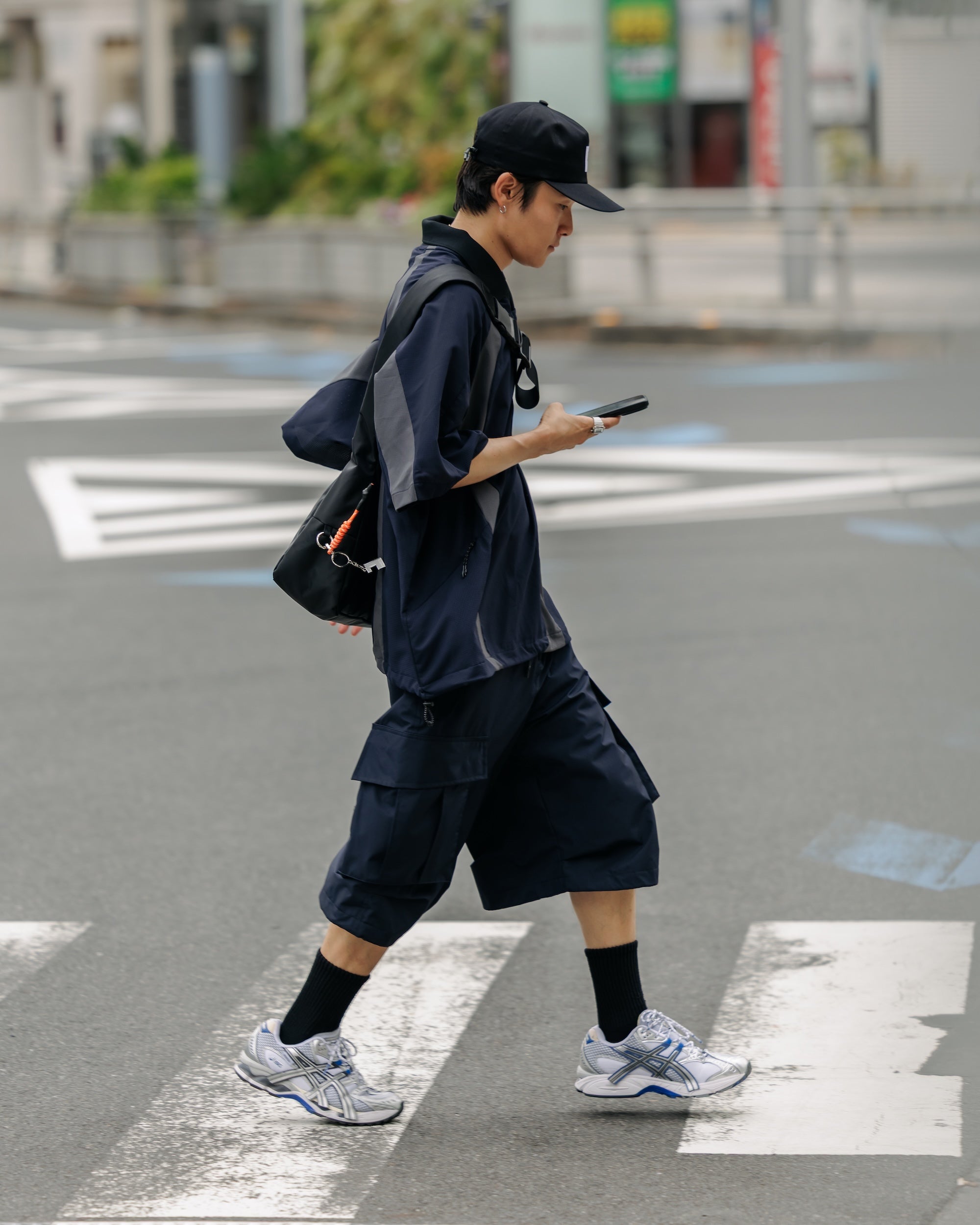 DotAir® ACTIVE CITY GAME SHIRT (NAVY×GRAY)