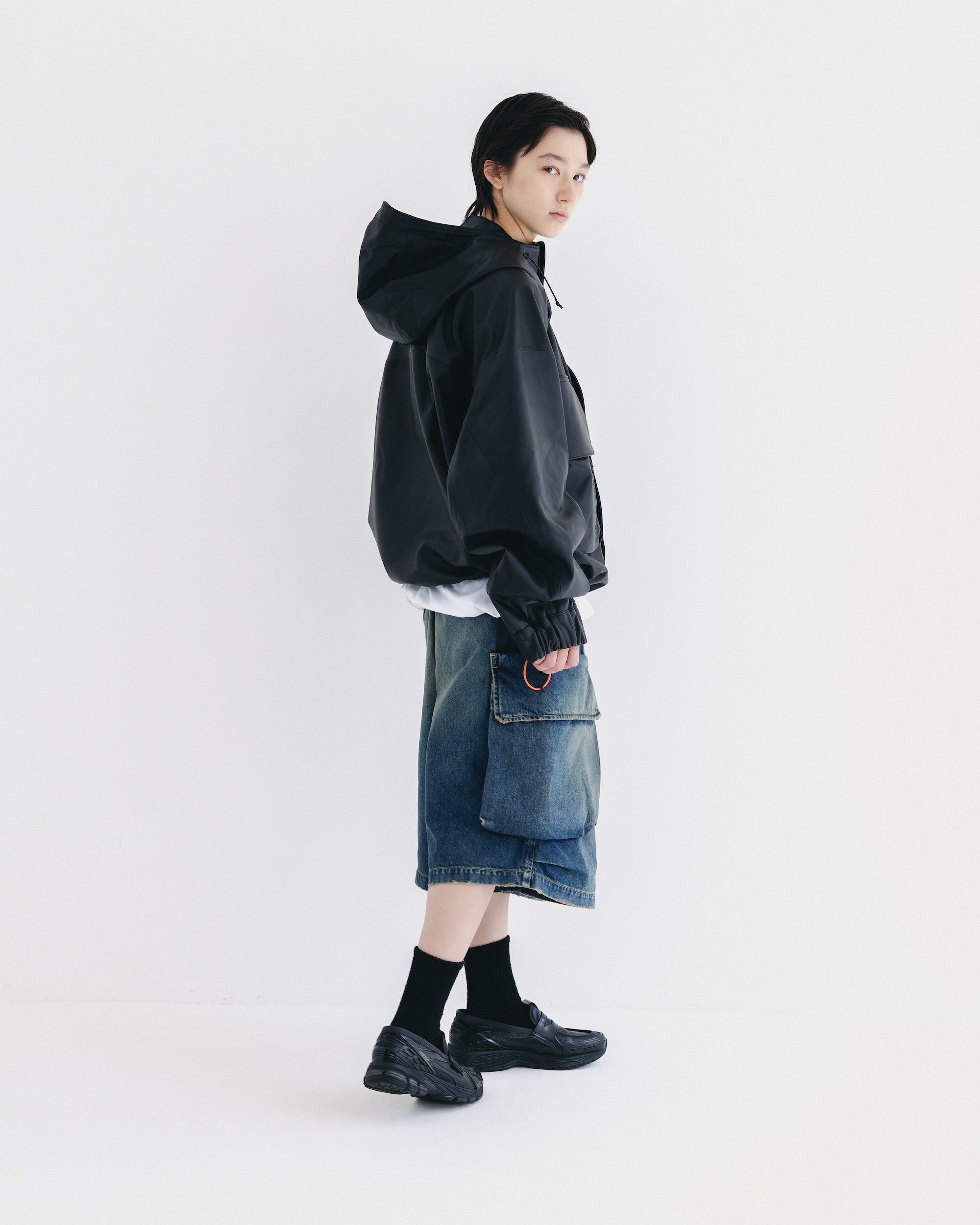 【10.4 SAT 20:00- IN STOCK】+phenix WINDSTOPPER® by GORE-TEX LABS LEATHER CITY WADING JACKET
